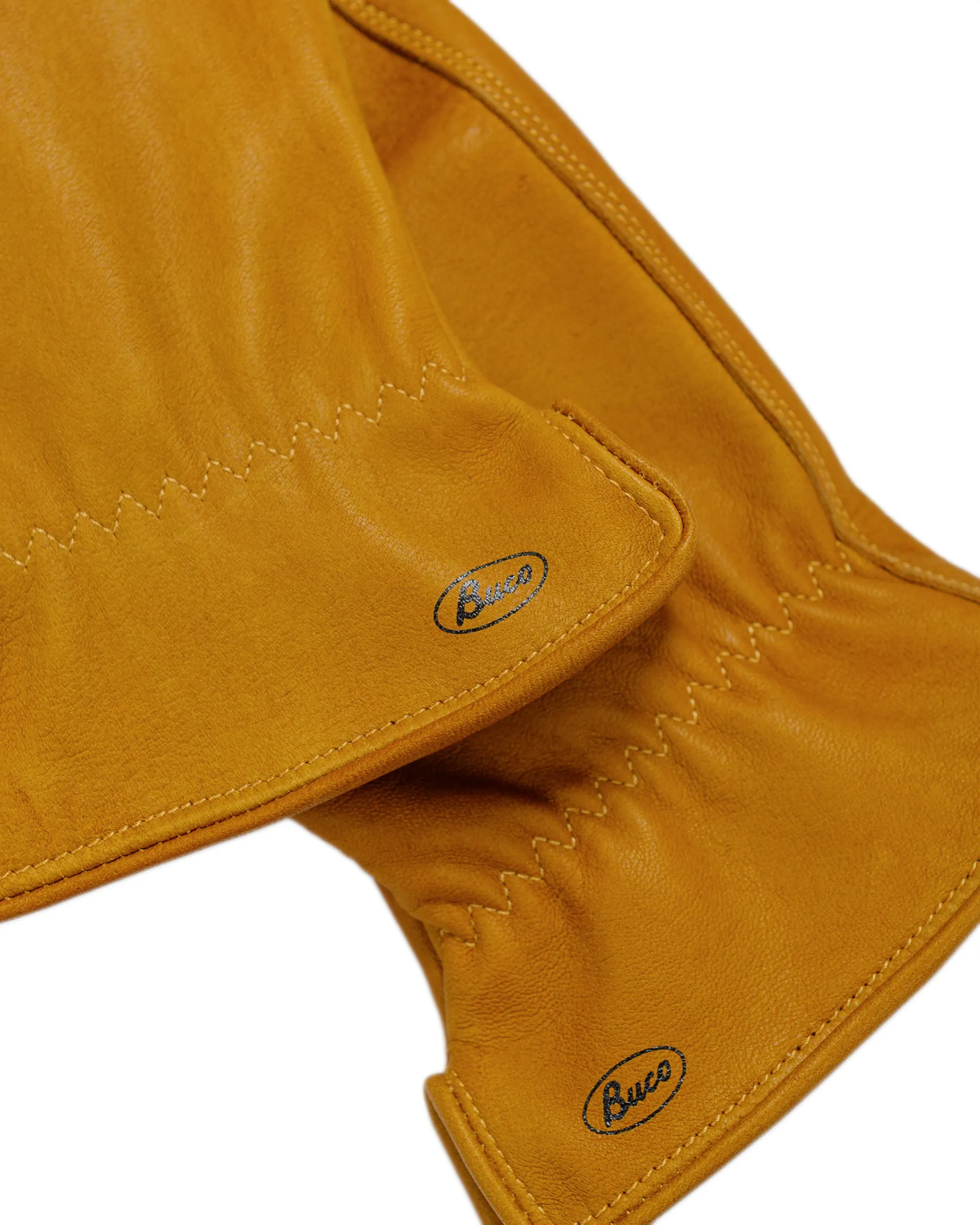 The Real McCoy's BA25001 BUCO Horsehide Motorcycle Gloves Yellow sold by Lost & Found product image thumbnail 2