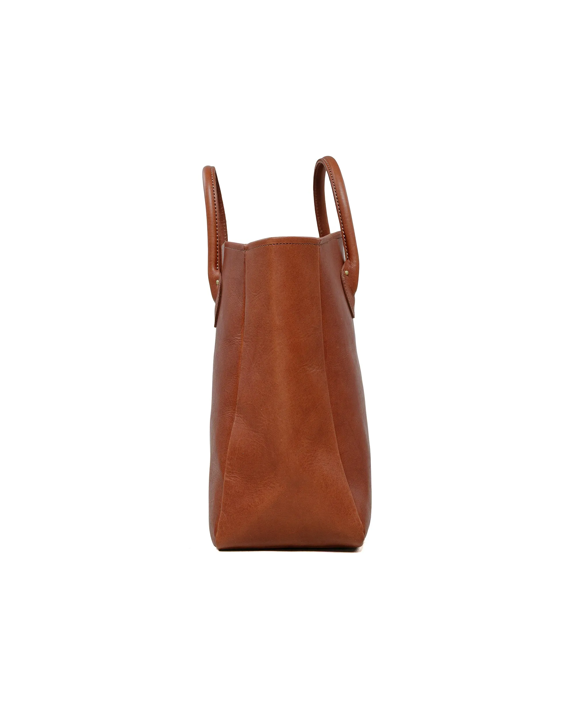 The Real McCoy's MA25101 Leather Tote Handbag Brown sold by Lost & Found product image thumbnail 5