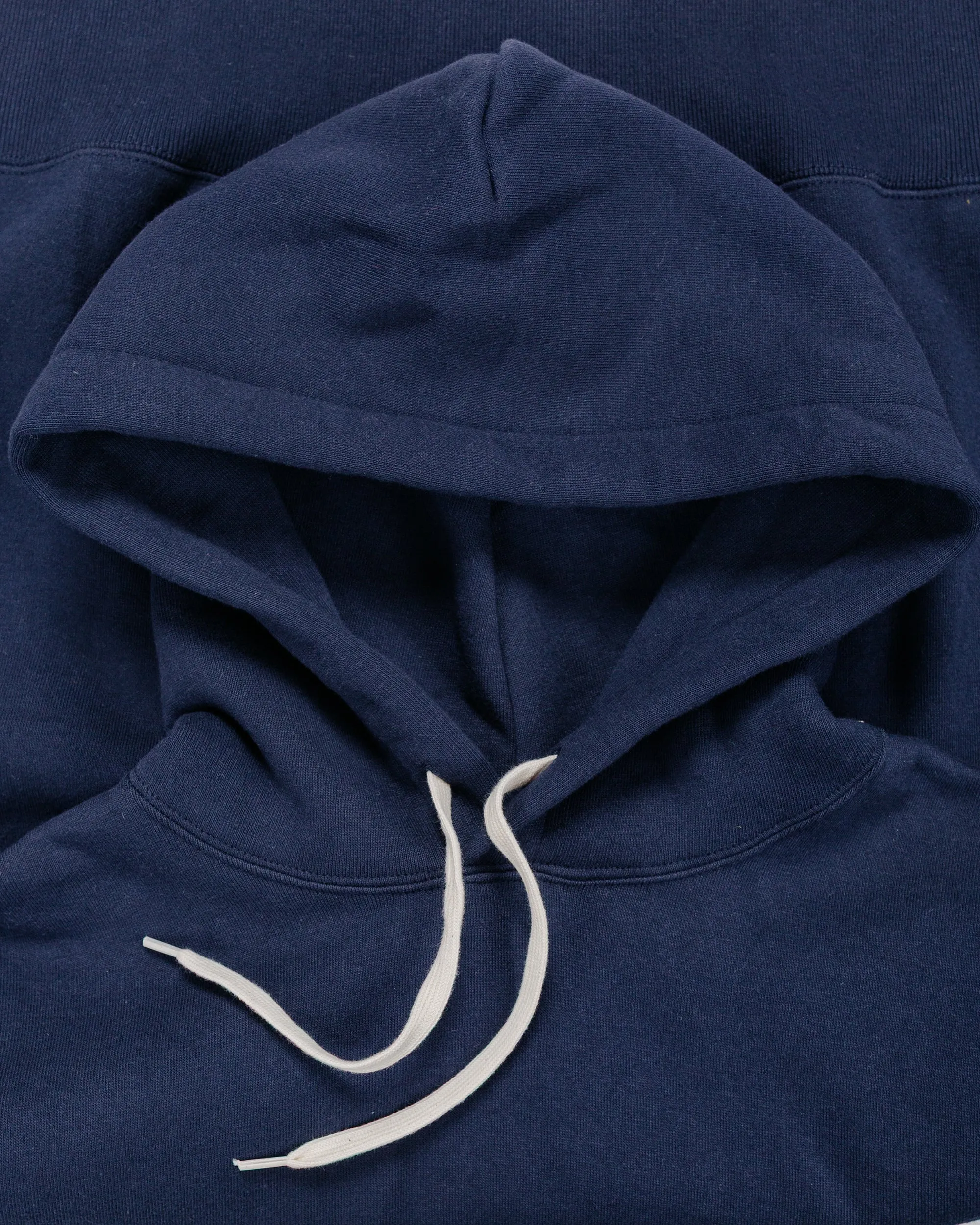 The Real McCoy’s MC24114 10 Oz. Loopwheel Hooded Sweatshirt Navy sold by Lost & Found product image thumbnail 5
