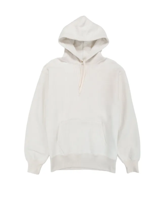 The Real McCoy’s MC24114 10 Oz. Loopwheel Hooded Sweatshirt Milk sold by Lost & Found