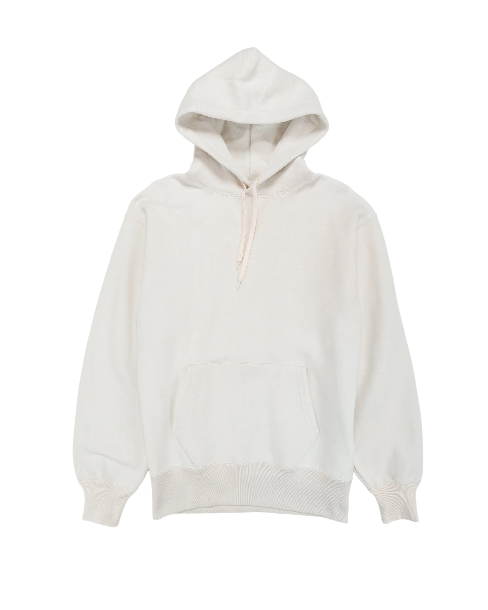 The Real McCoy’s MC24114 10 Oz. Loopwheel Hooded Sweatshirt Milk sold by Lost & Found