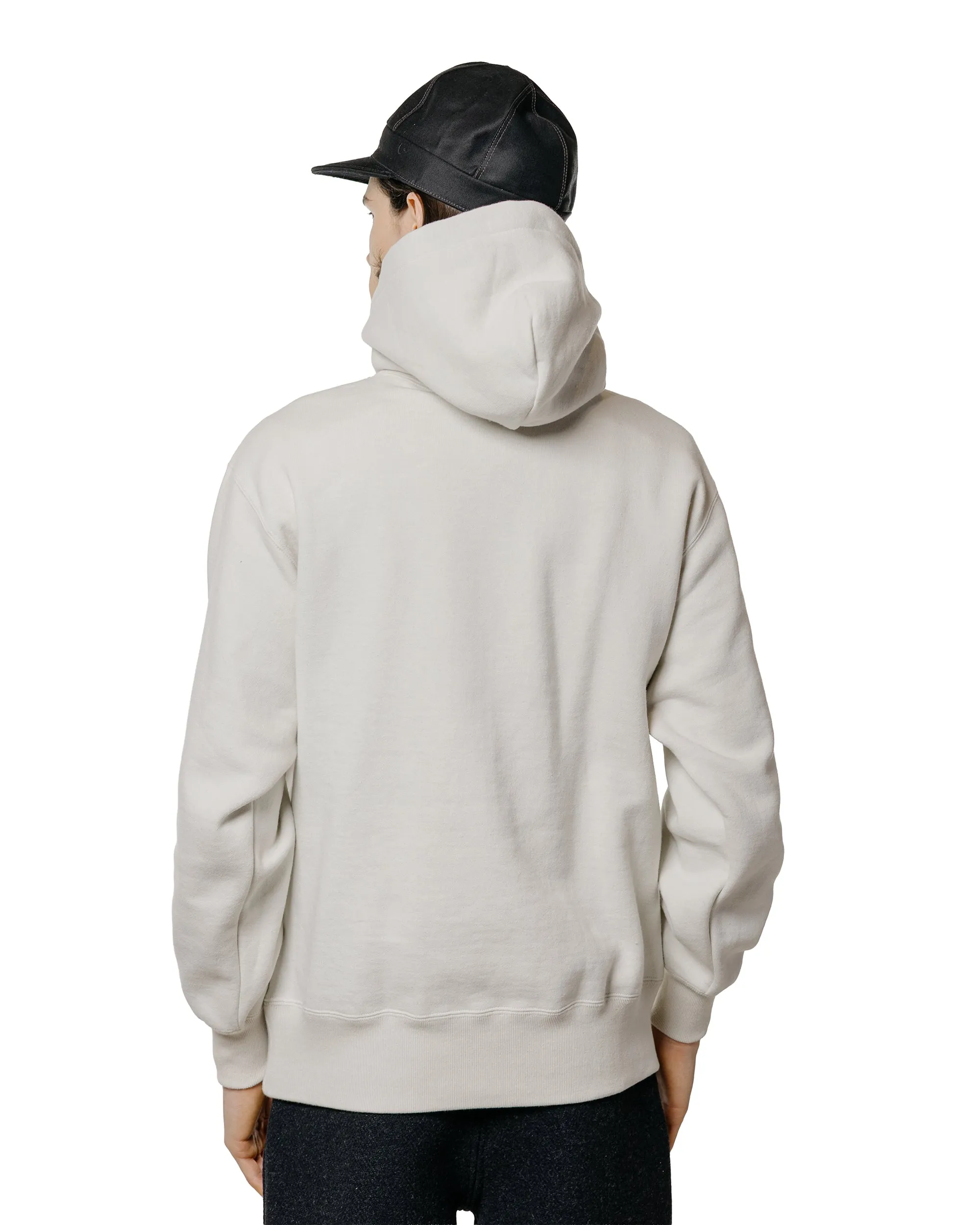 The Real McCoy’s MC24114 10 Oz. Loopwheel Hooded Sweatshirt Milk sold by Lost & Found product image thumbnail 3