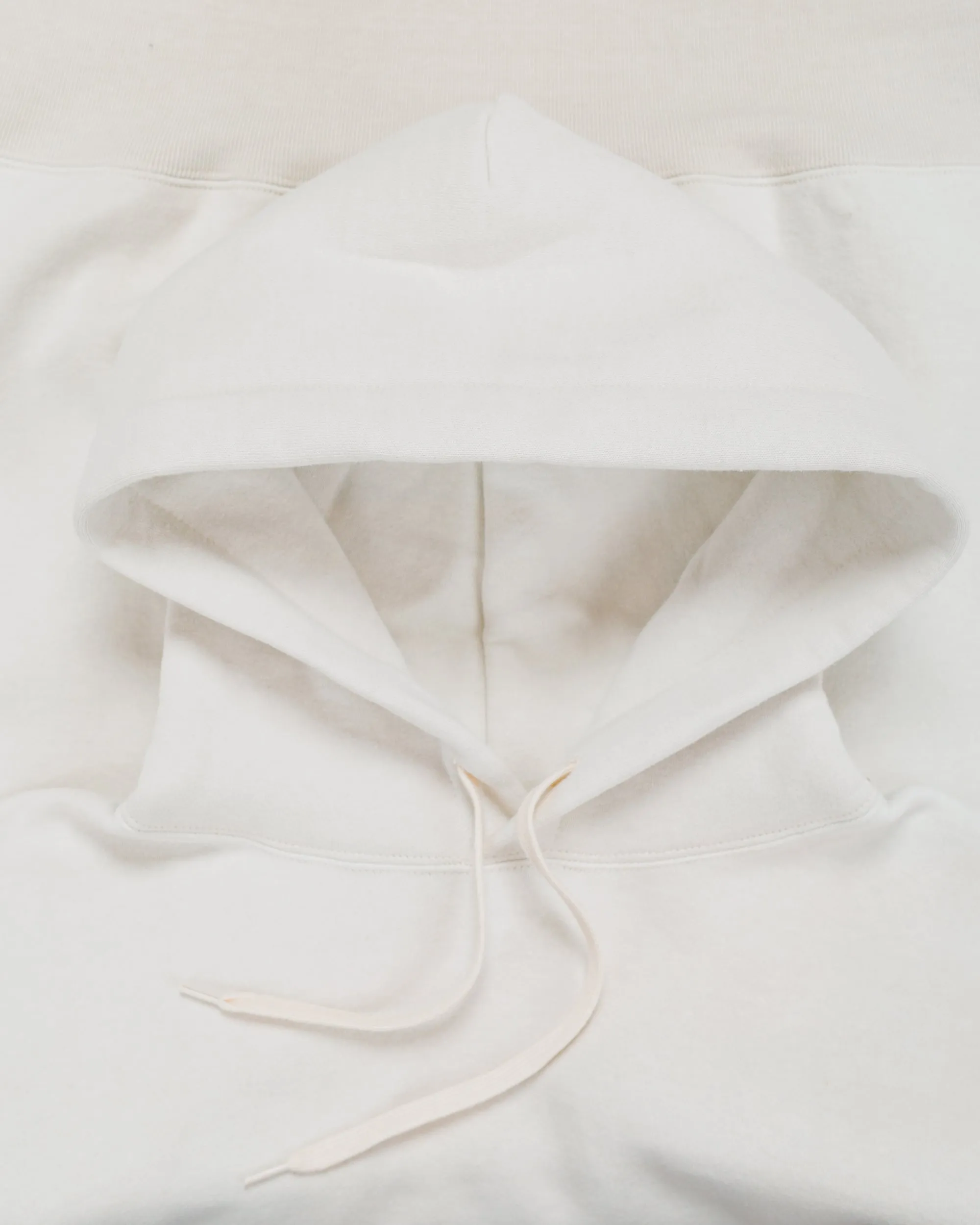 The Real McCoy’s MC24114 10 Oz. Loopwheel Hooded Sweatshirt Milk sold by Lost & Found product image thumbnail 5