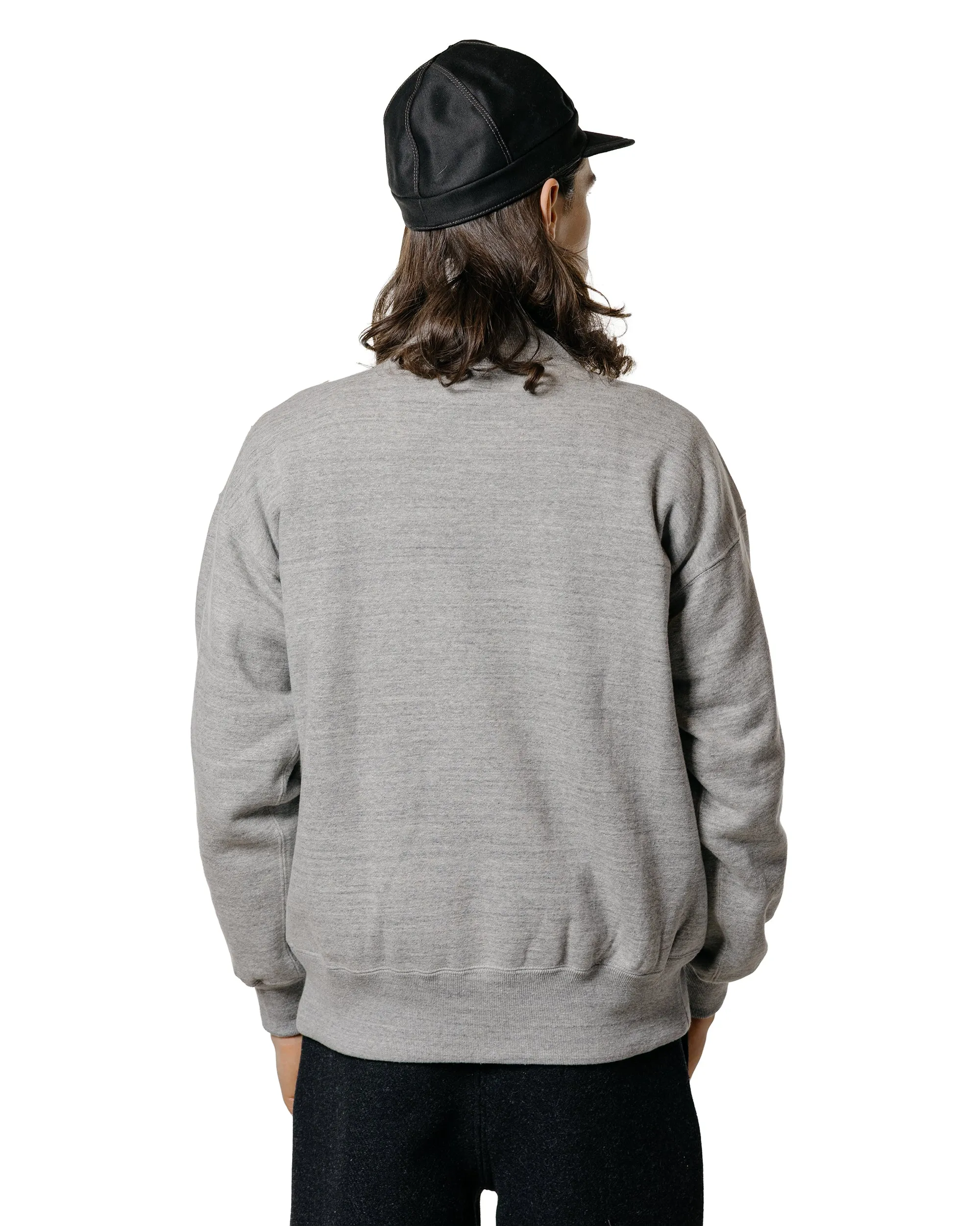 The Real McCoy's MC25110 10 oz. Loopwheel Cruiser Sweatshirt Gray sold by Lost & Found product image thumbnail 3
