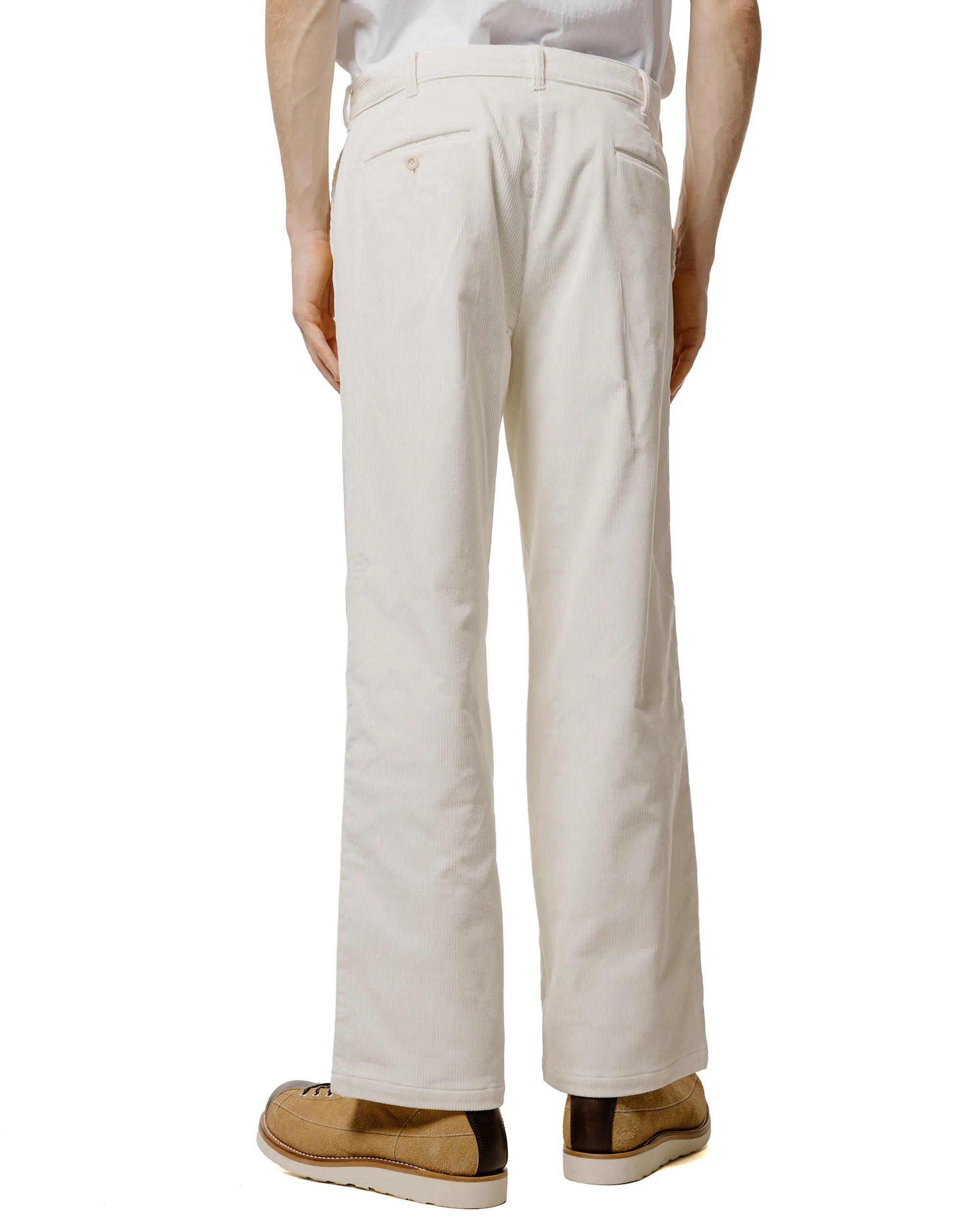 The Real McCoy's MP25105 Double-Pleat Corduroy Trousers White sold by Lost & Found product image thumbnail 3