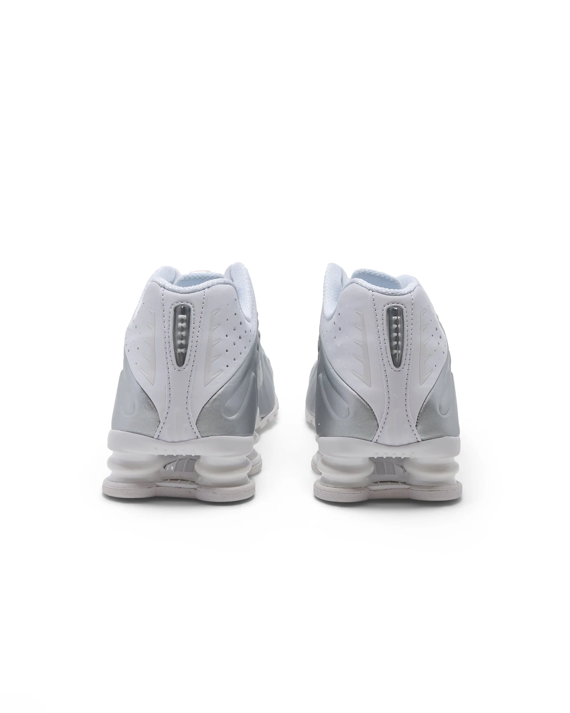 Nike Shox R4 White/Metallic Silver sold by Lost & Found product image thumbnail 4