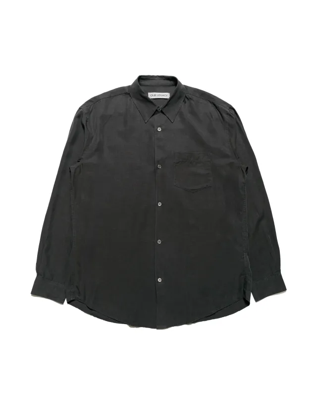 Our Legacy Initial Shirt Ash Grey Liquid Lyocell sold by Lost & Found