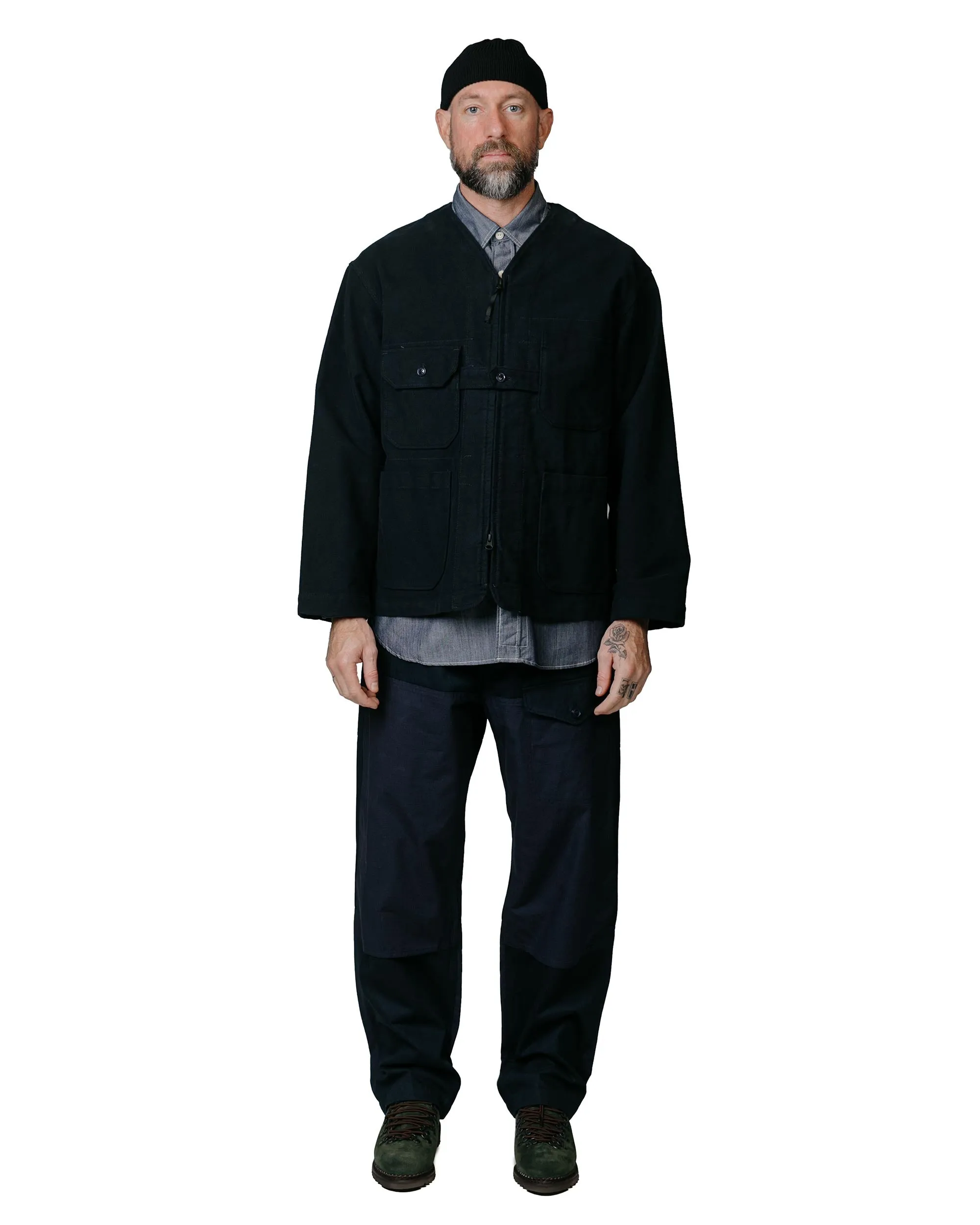 Engineered Garments Work Shirt Blue Cotton Chambray sold by Lost & Found product image thumbnail 4