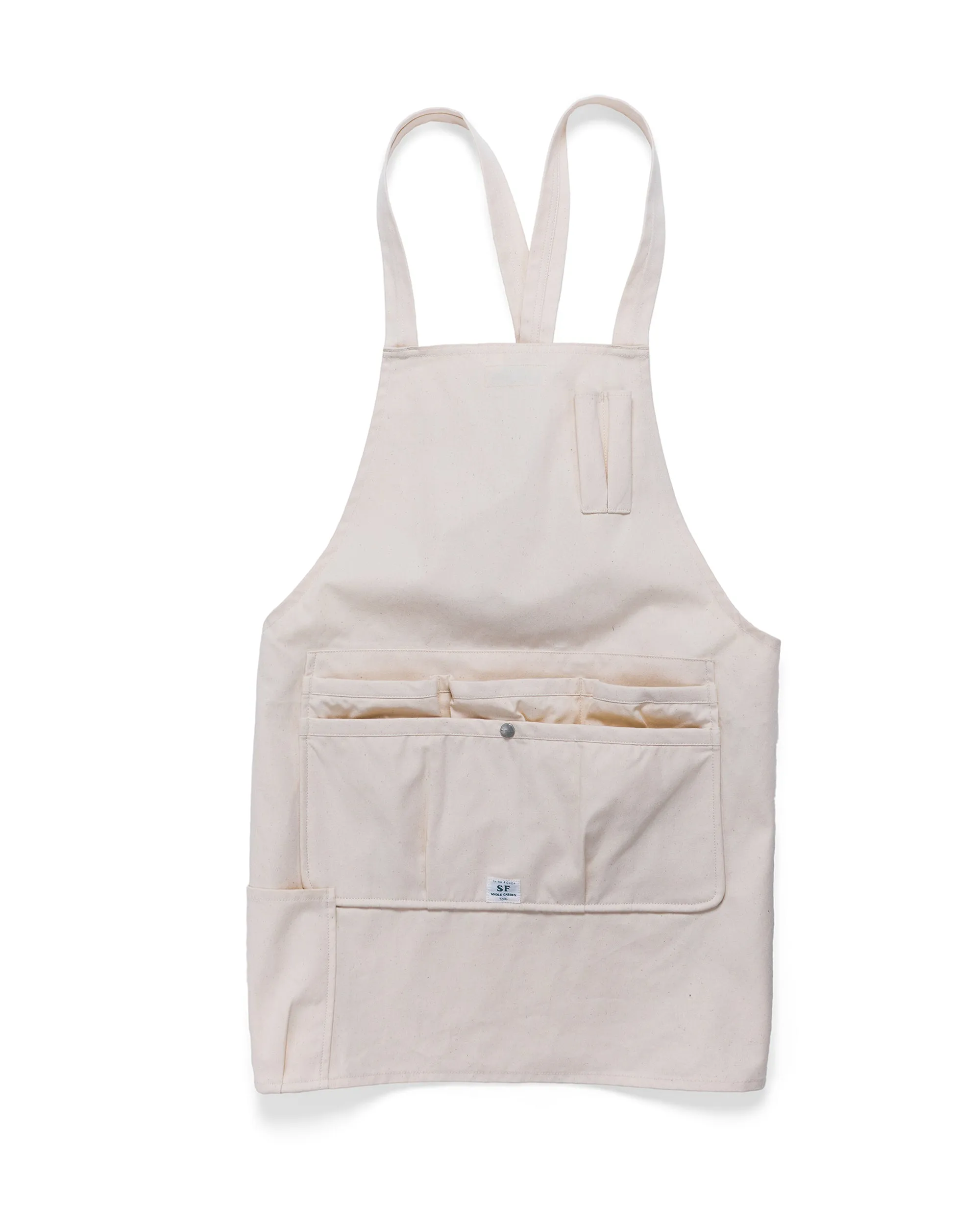 Sassafras Whole Hole Apron Canvas Natural sold by Lost & Found