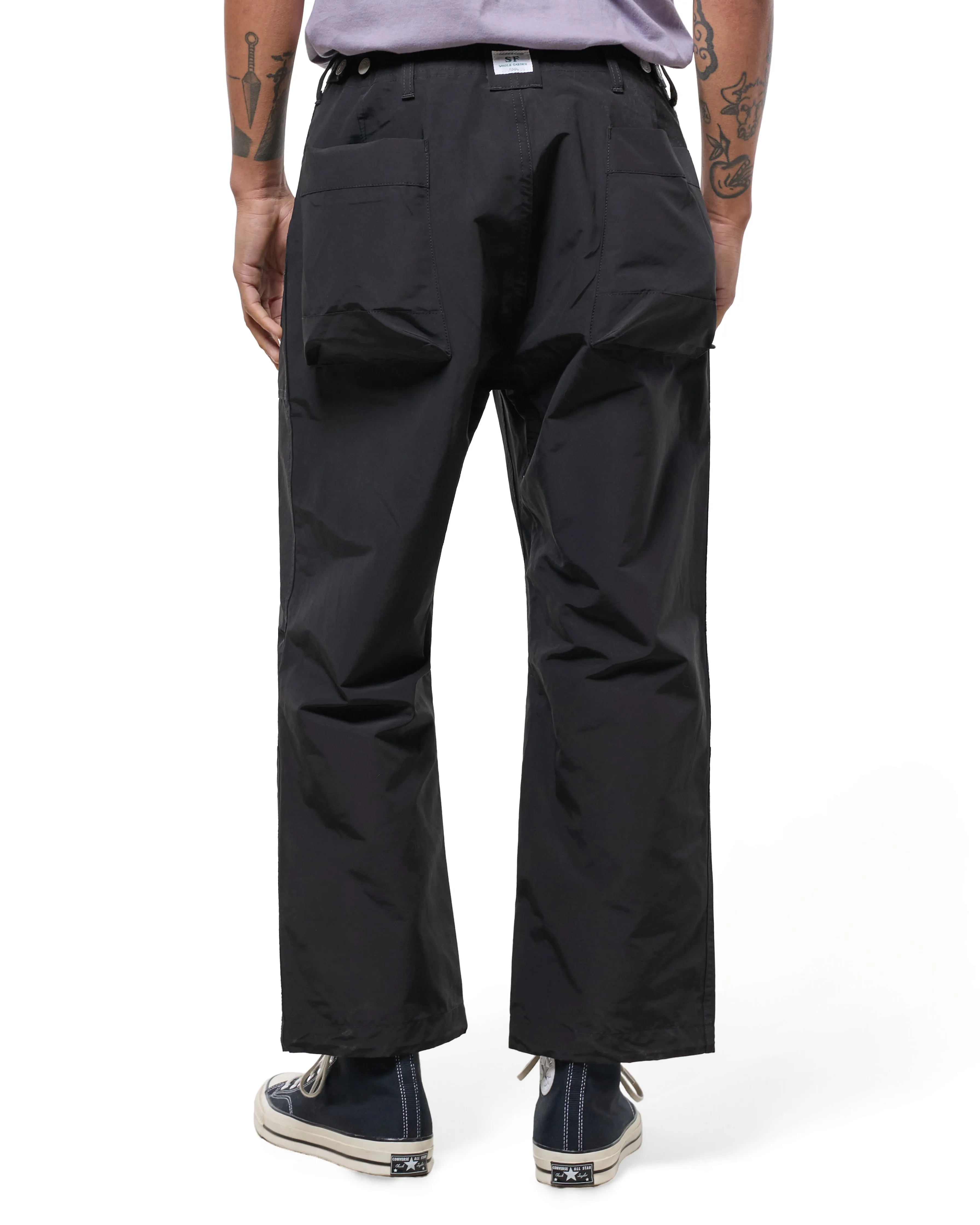 Sassafras Overgrown Fatigue Pants 60/40 Cotton Nylon Black sold by Lost & Found product image thumbnail 3