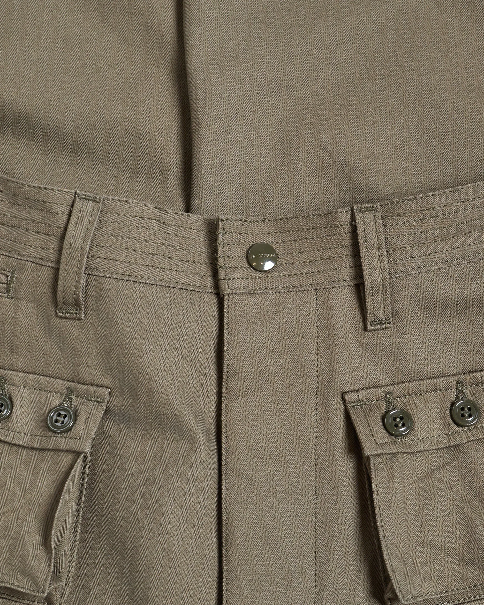 Sassafras G.D.U. Pants Herringbone Twill Olive sold by Lost & Found product image thumbnail 5
