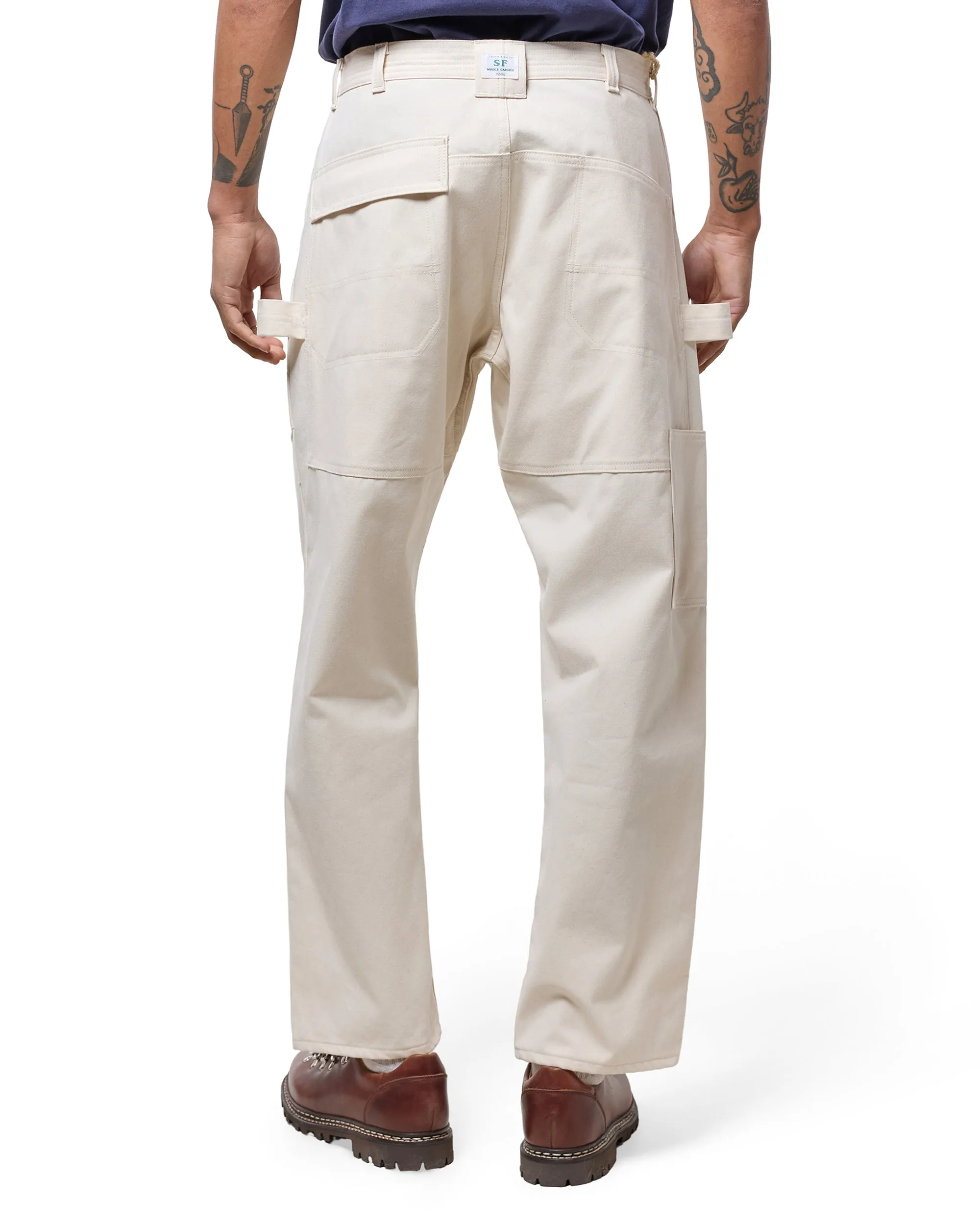 Sassafras D Pruner Pants Canvas Natural sold by Lost & Found product image thumbnail 3