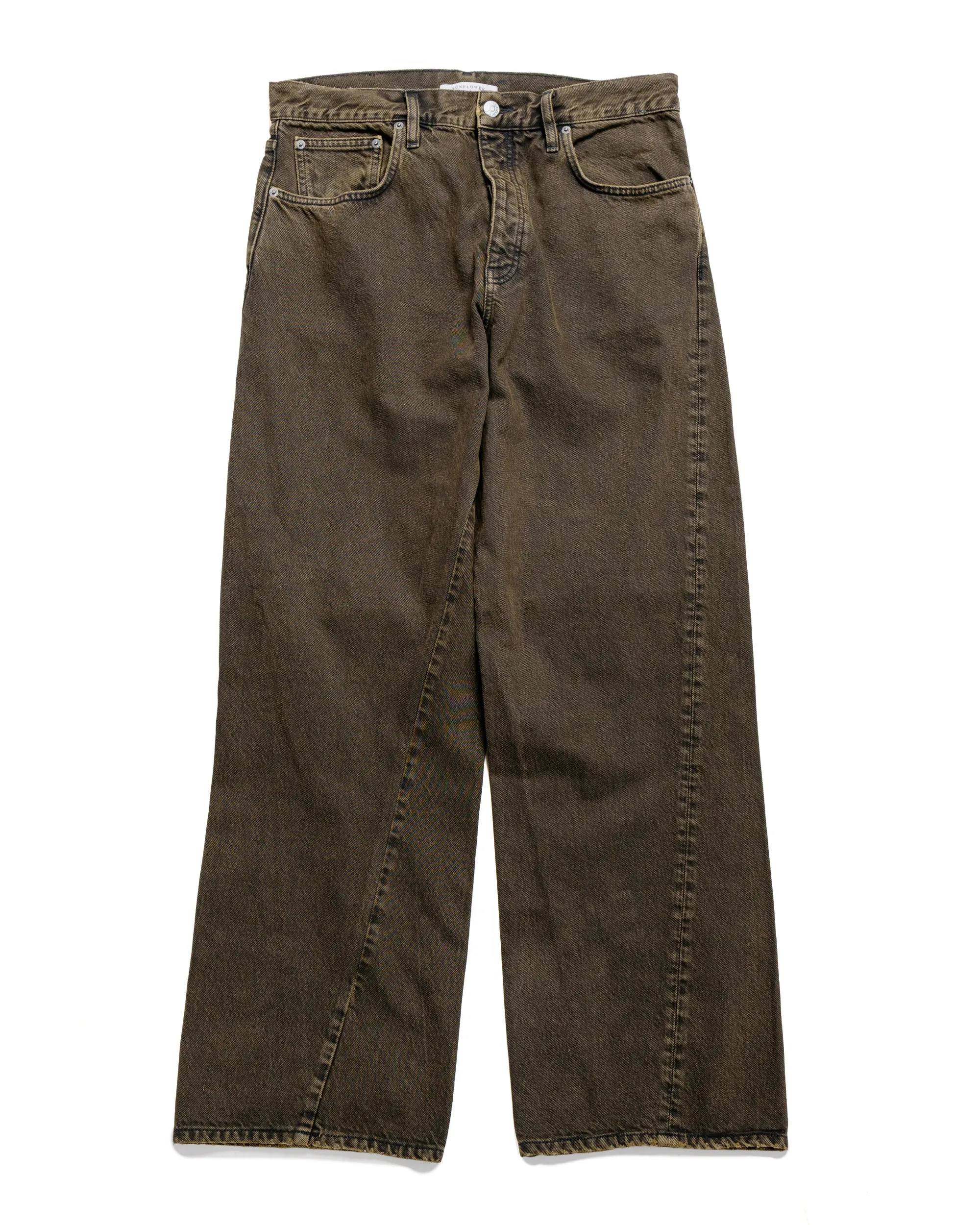 Sunflower Wide Twist Overdyed Black Khaki sold by Lost & Found