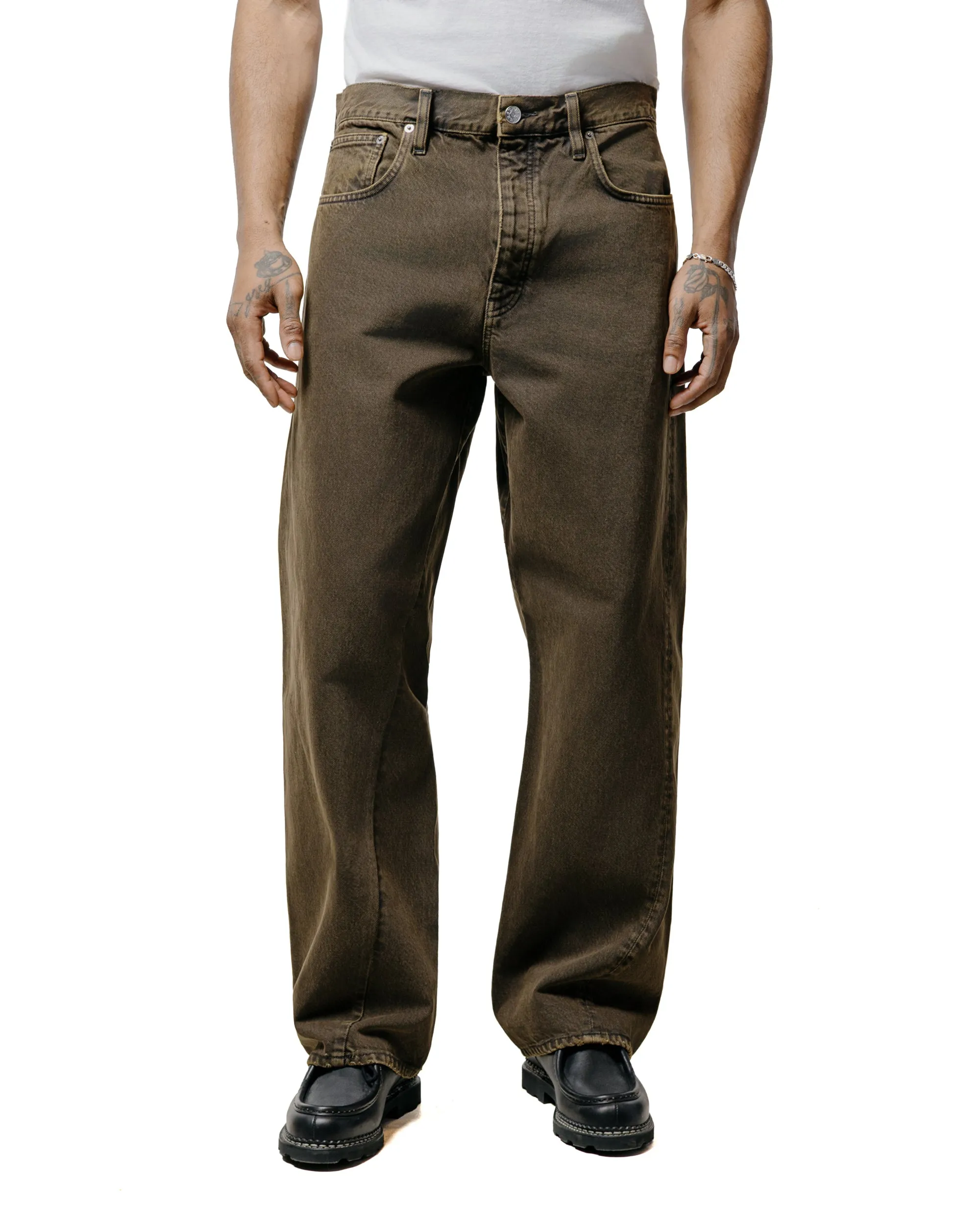 Sunflower Wide Twist Overdyed Black Khaki sold by Lost & Found product image thumbnail 2