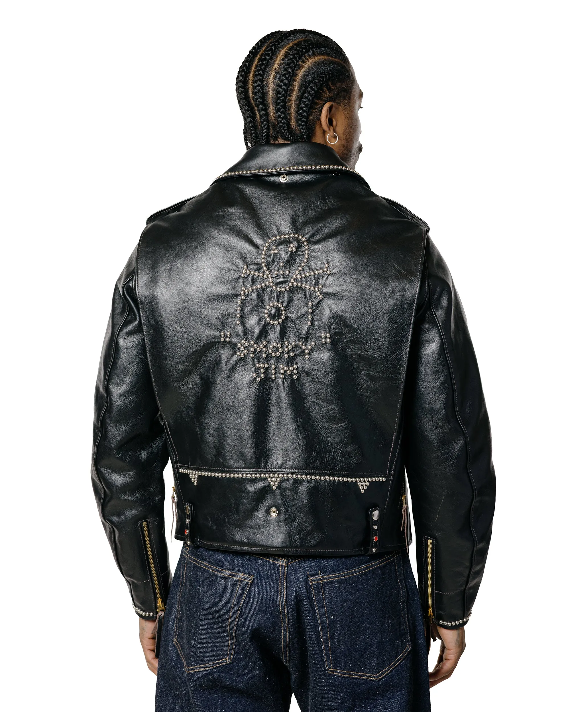 The Real McCoy's BJ24101 Buco J-24 Smoky Jim Leather Jacket Black sold by Lost & Found product image thumbnail 3