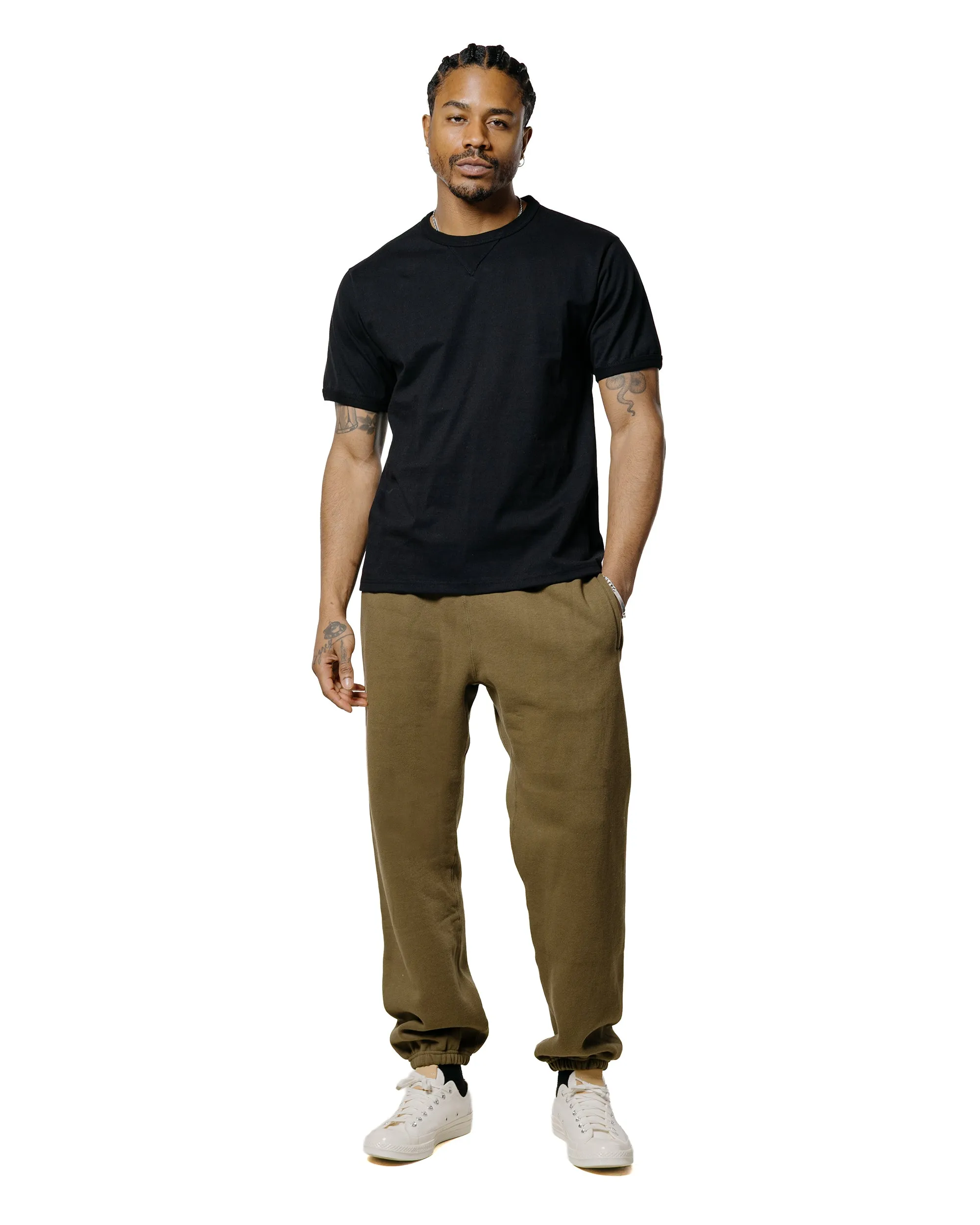 The Real McCoy's MC24116 10 Oz. Loopwheel Sweat Pants Olive sold by Lost & Found product image thumbnail 4