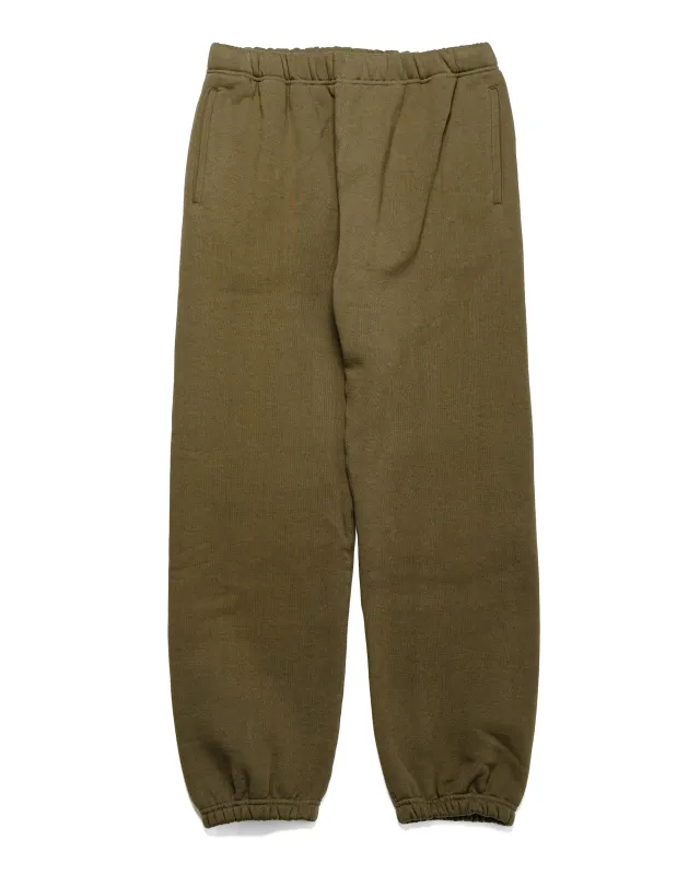 The Real McCoy's MC24116 10 Oz. Loopwheel Sweat Pants Olive sold by Lost & Found