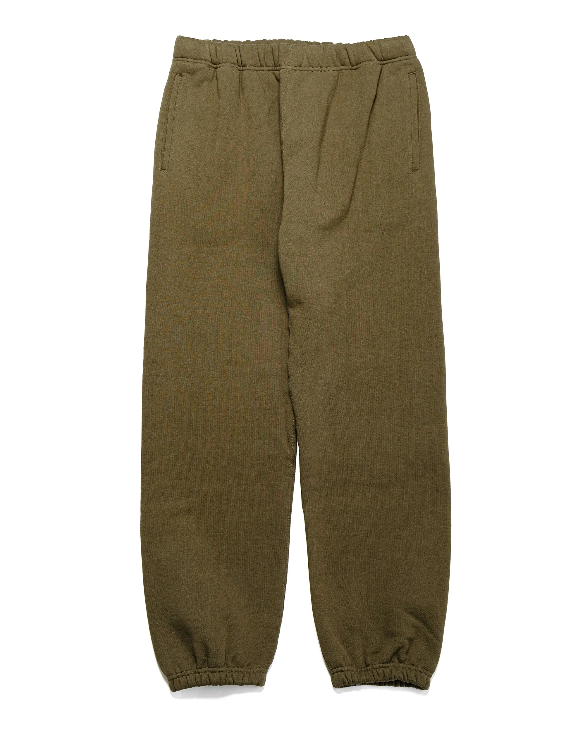 The Real McCoy's MC24116 10 Oz. Loopwheel Sweat Pants Olive sold by Lost & Found
