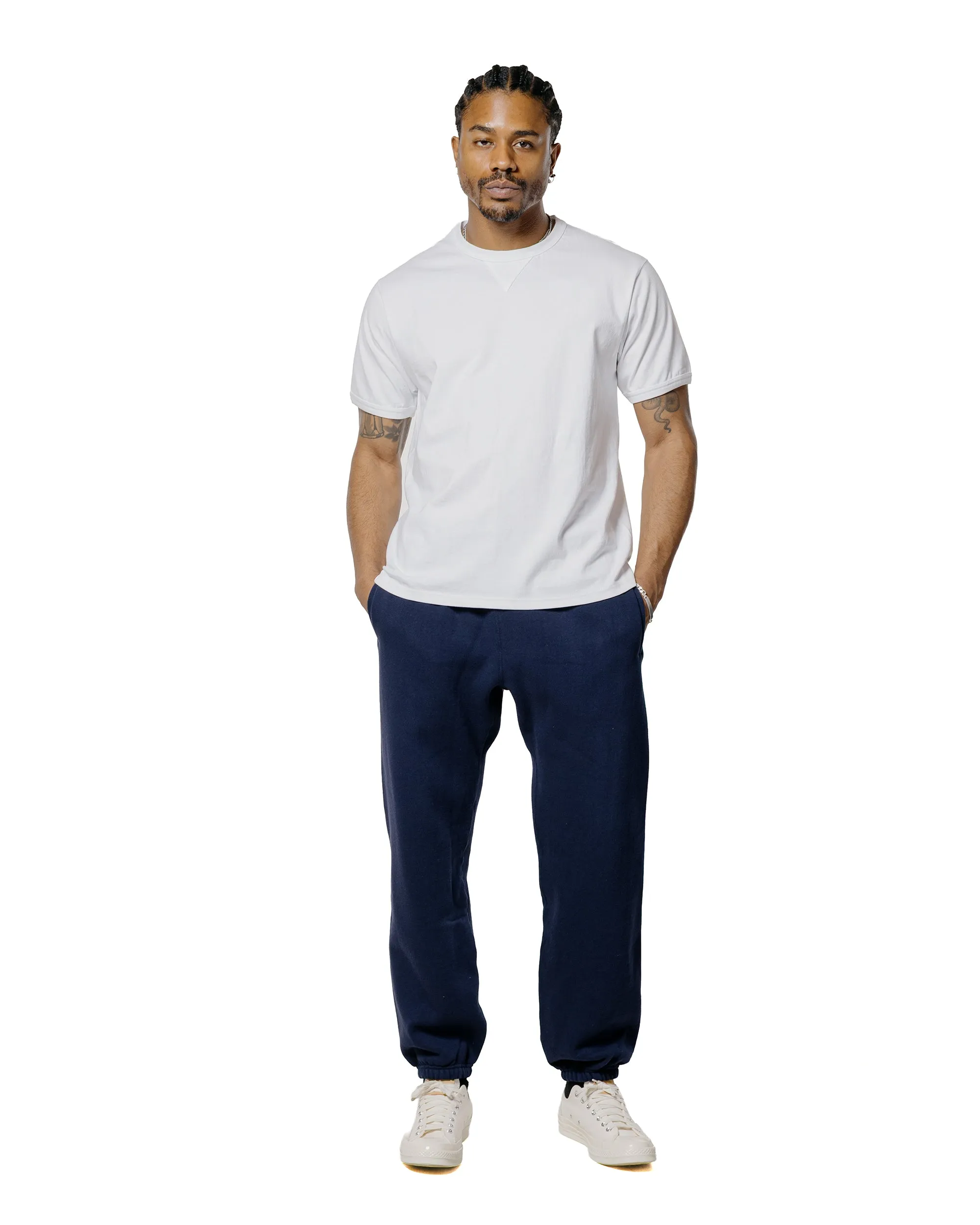 The Real McCoy's MC24116 10 Oz. Loopwheel Sweat Pants Navy sold by Lost & Found product image thumbnail 4