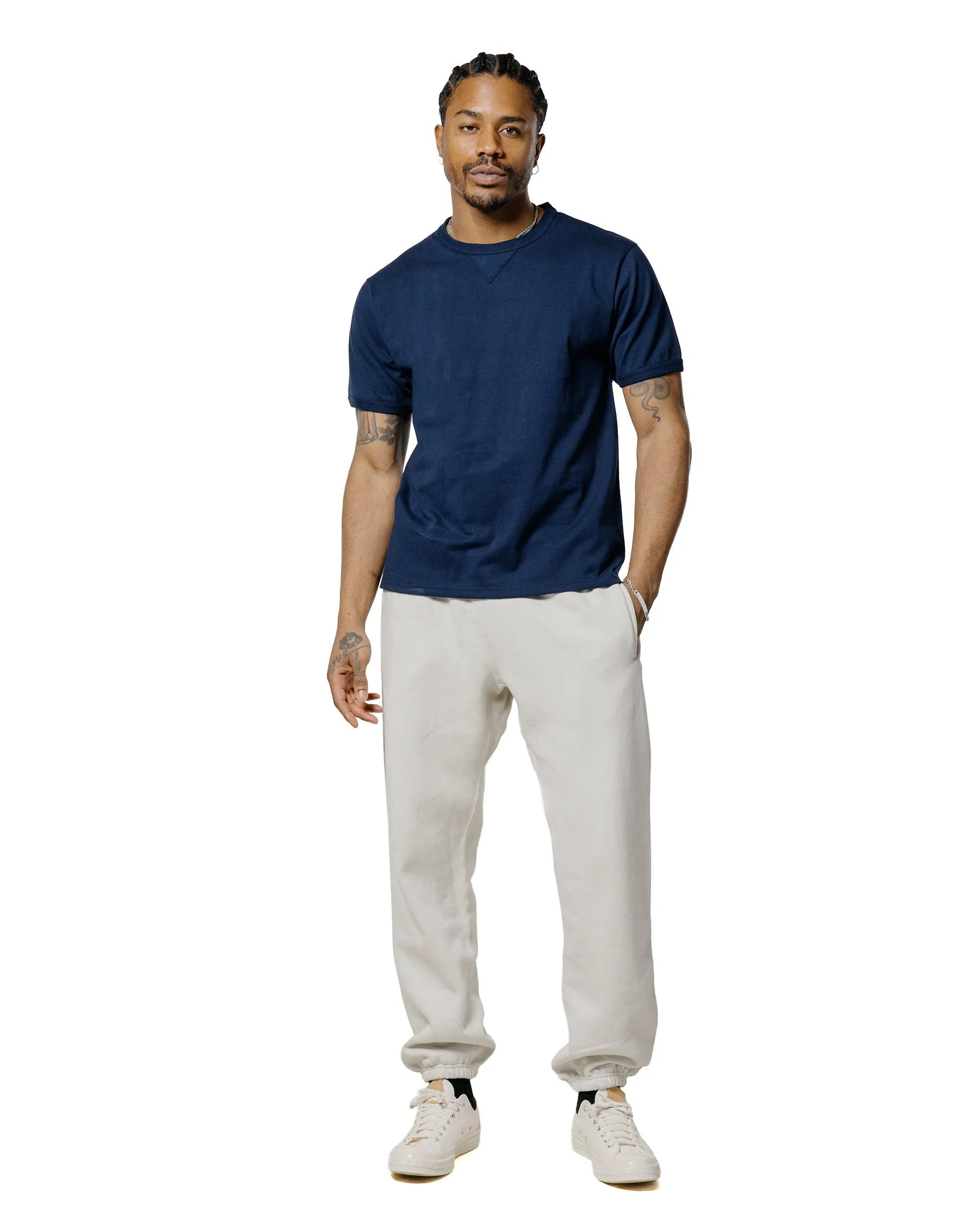 The Real McCoy's MC24116 10 Oz. Loopwheel Sweat Pants Milk sold by Lost & Found product image thumbnail 4