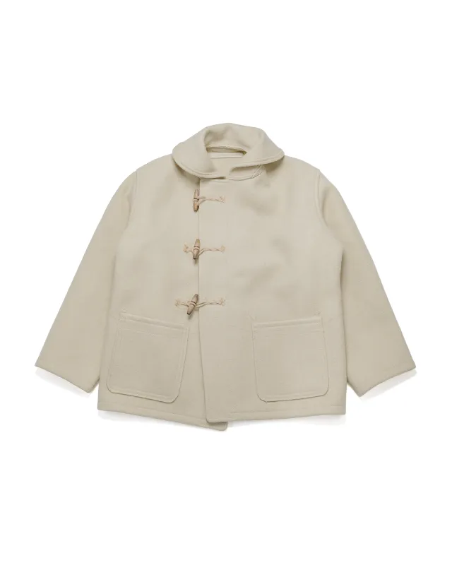 The Real McCoy's MJ25102 WWII British Fearnought Duffle Coat, ARP Ecru sold by Lost & Found