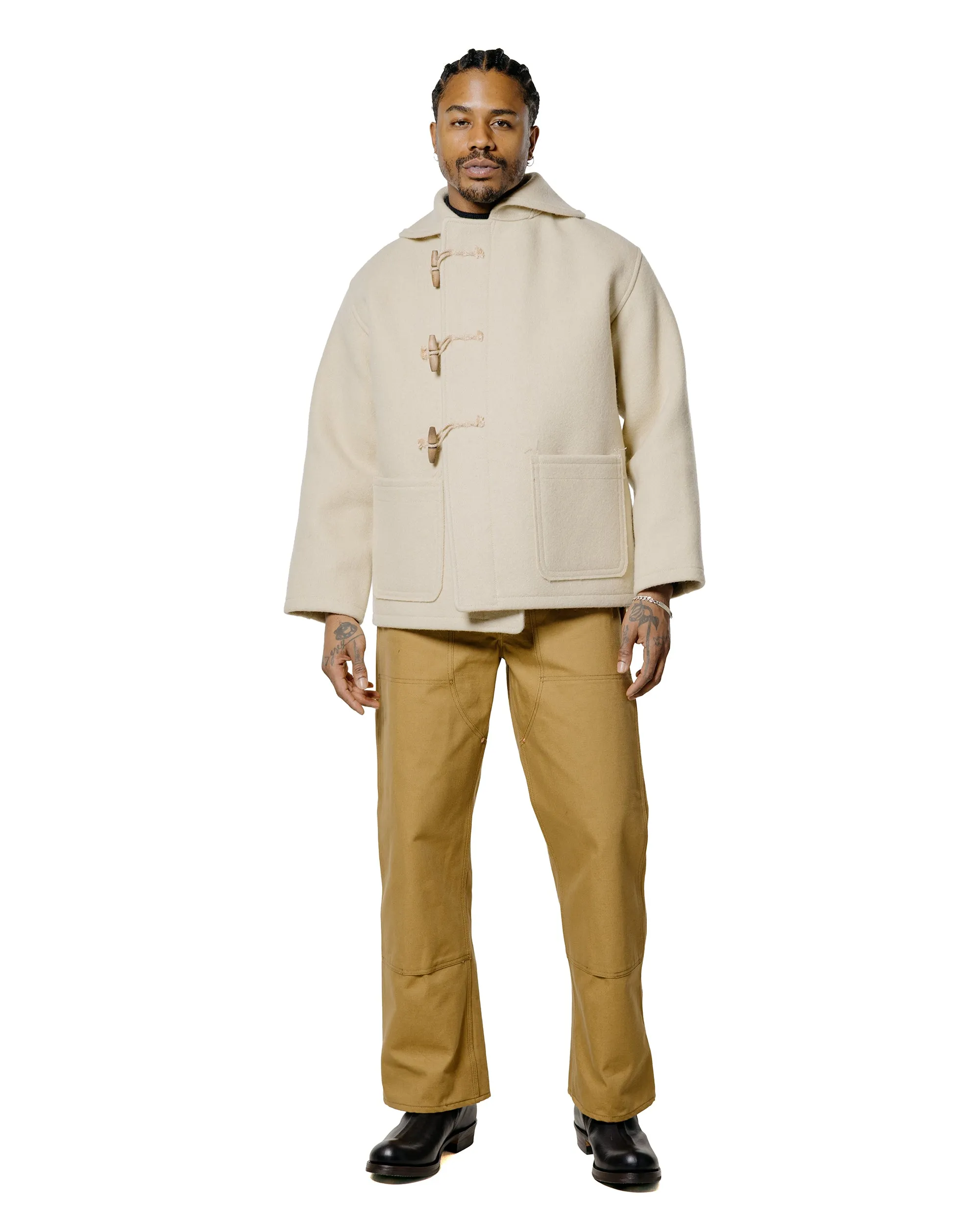 The Real McCoy's MJ25102 WWII British Fearnought Duffle Coat, ARP Ecru sold by Lost & Found product image thumbnail 4