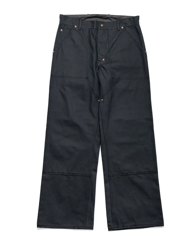 The Real McCoy's MP25102 Double-Knee Work Trousers Charcoal sold by Lost & Found