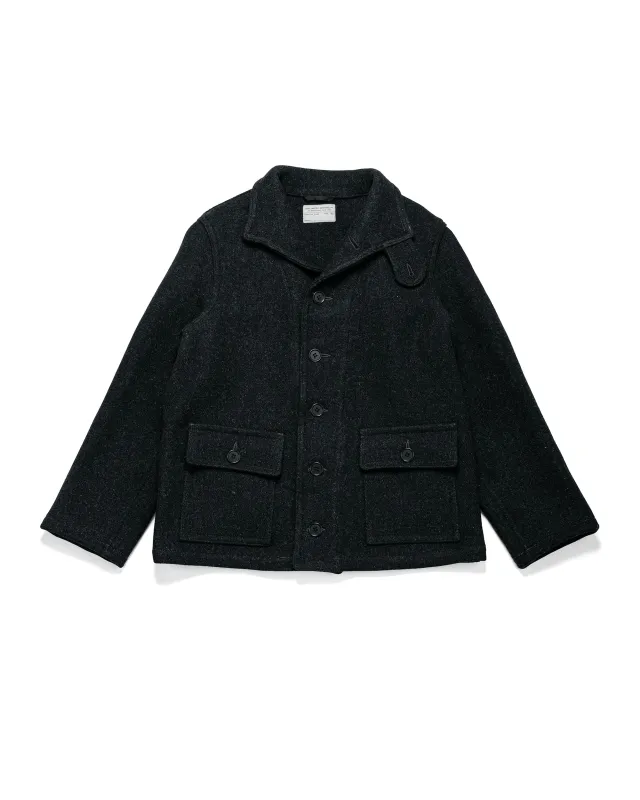 The Real McCoy's MJ25109 U.S. Navy Submarine Jacket Charcoal sold by Lost & Found