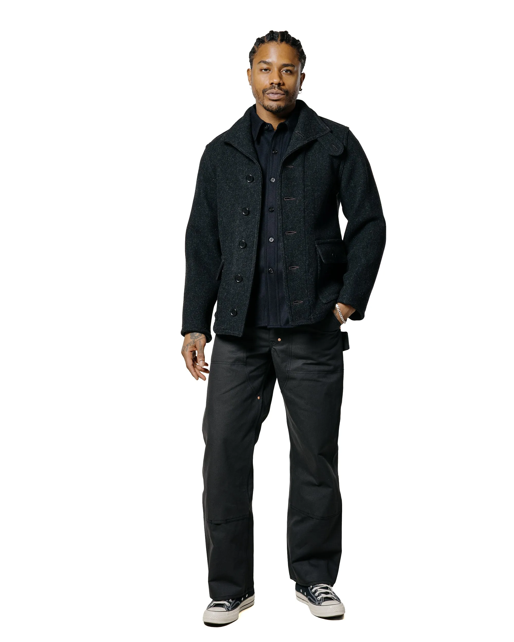 The Real McCoy's MJ25109 U.S. Navy Submarine Jacket Charcoal sold by Lost & Found product image thumbnail 4