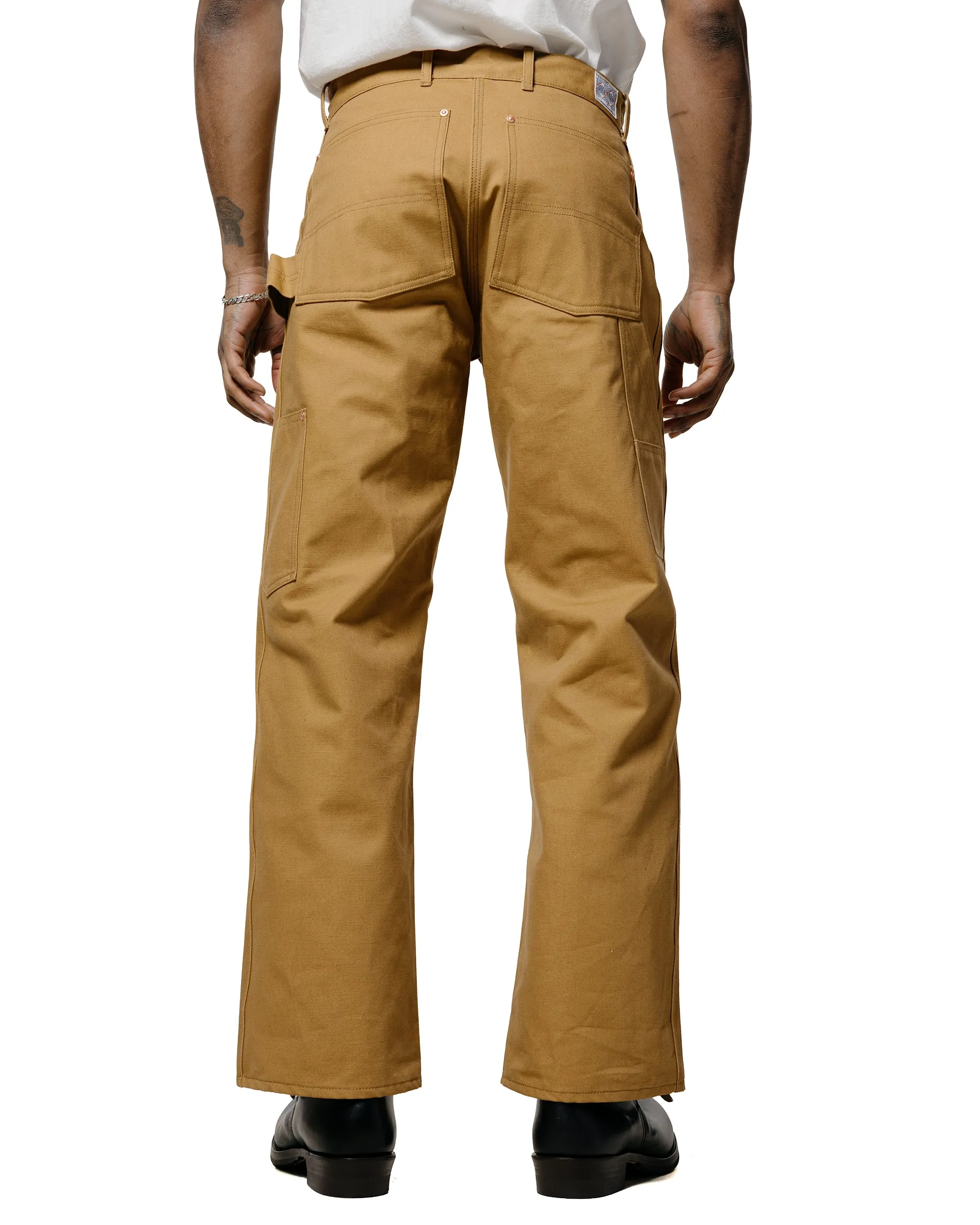 The Real McCoy's MP25102 Double-Knee Work Trousers Brown sold by Lost & Found product image thumbnail 3