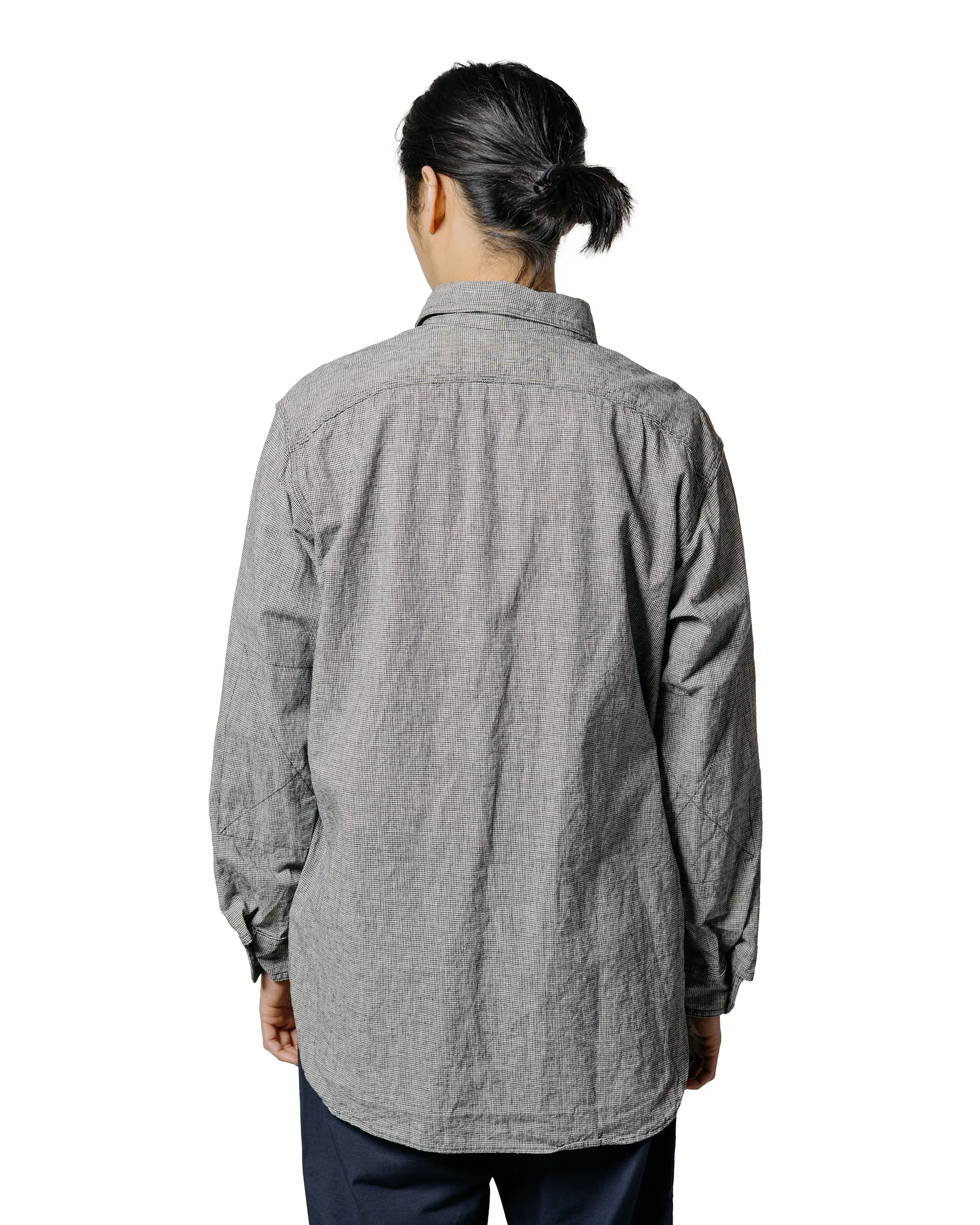 Engineered Garments Work Shirt Black/Grey CL Houndstooth sold by Lost & Found product image thumbnail 3