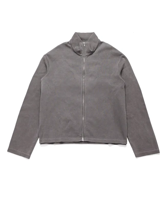 Our Legacy Shrunken Full Zip Worn Graphite Athletic Rib sold by Lost & Found