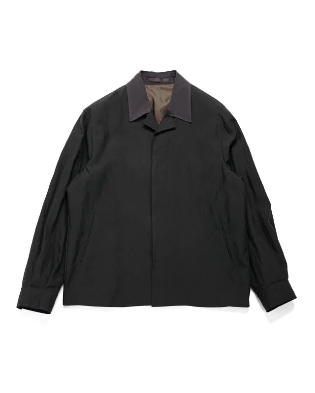 Our Legacy Pack Blazer Soot Black Techflax sold by Lost & Found