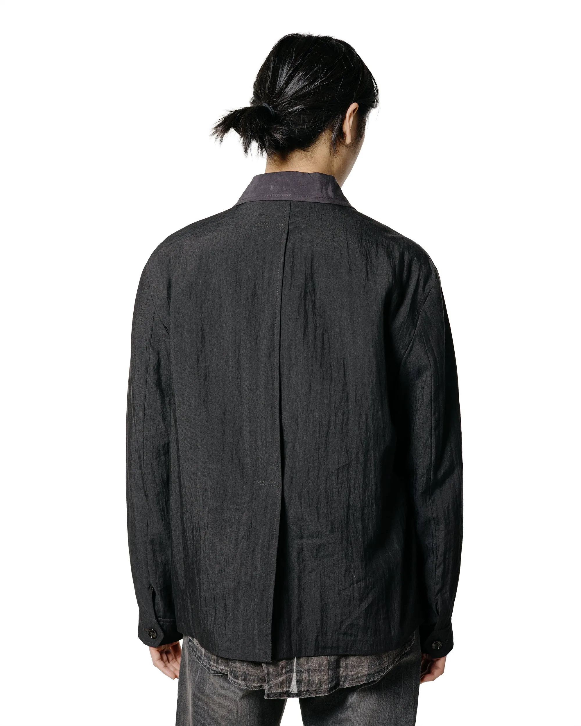 Our Legacy Pack Blazer Soot Black Techflax sold by Lost & Found product image thumbnail 4