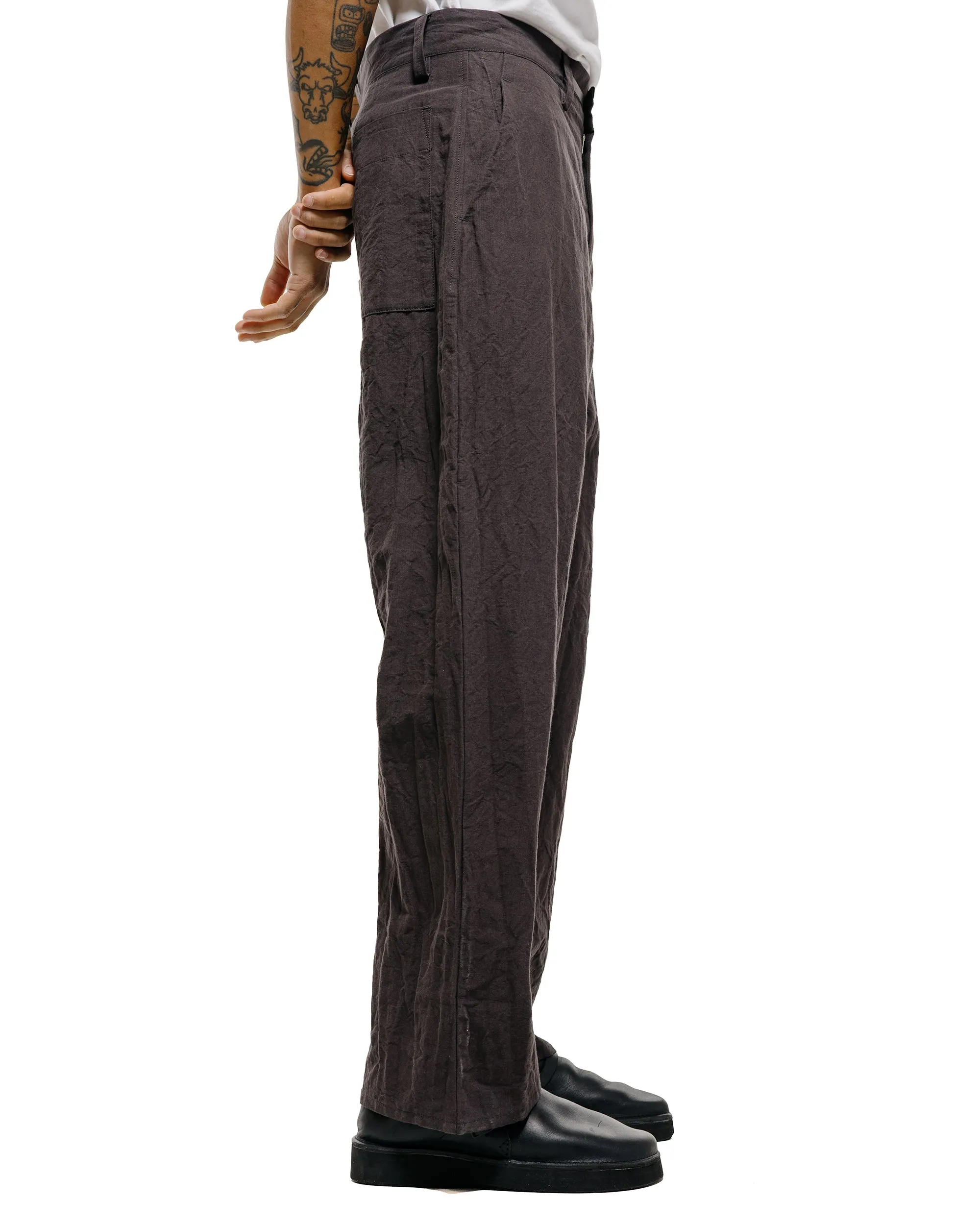 MAN-TLE R20P4 Wide Pants Earth Linen sold by Lost & Found product image thumbnail 3