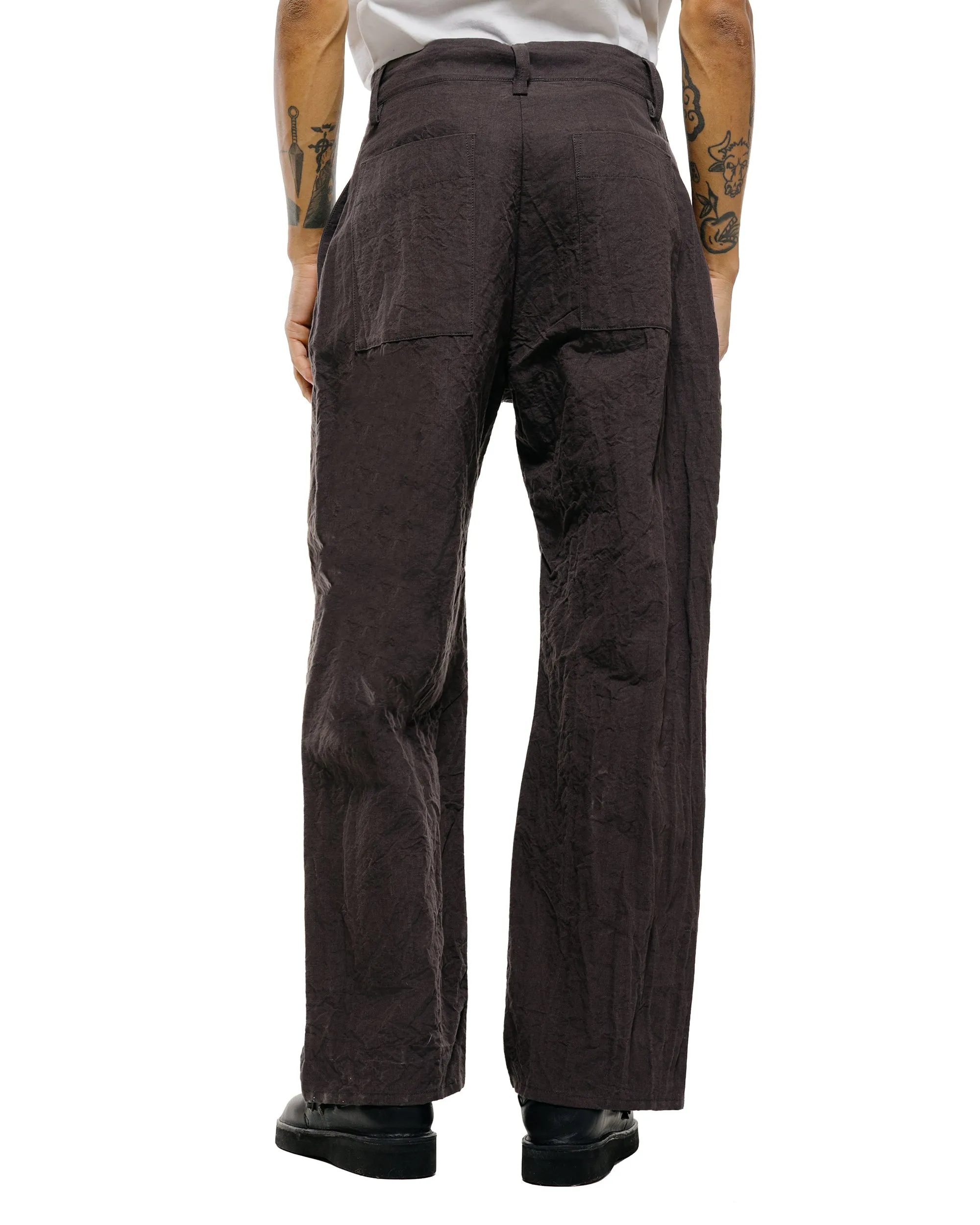 MAN-TLE R20P4 Wide Pants Earth Linen sold by Lost & Found product image thumbnail 4