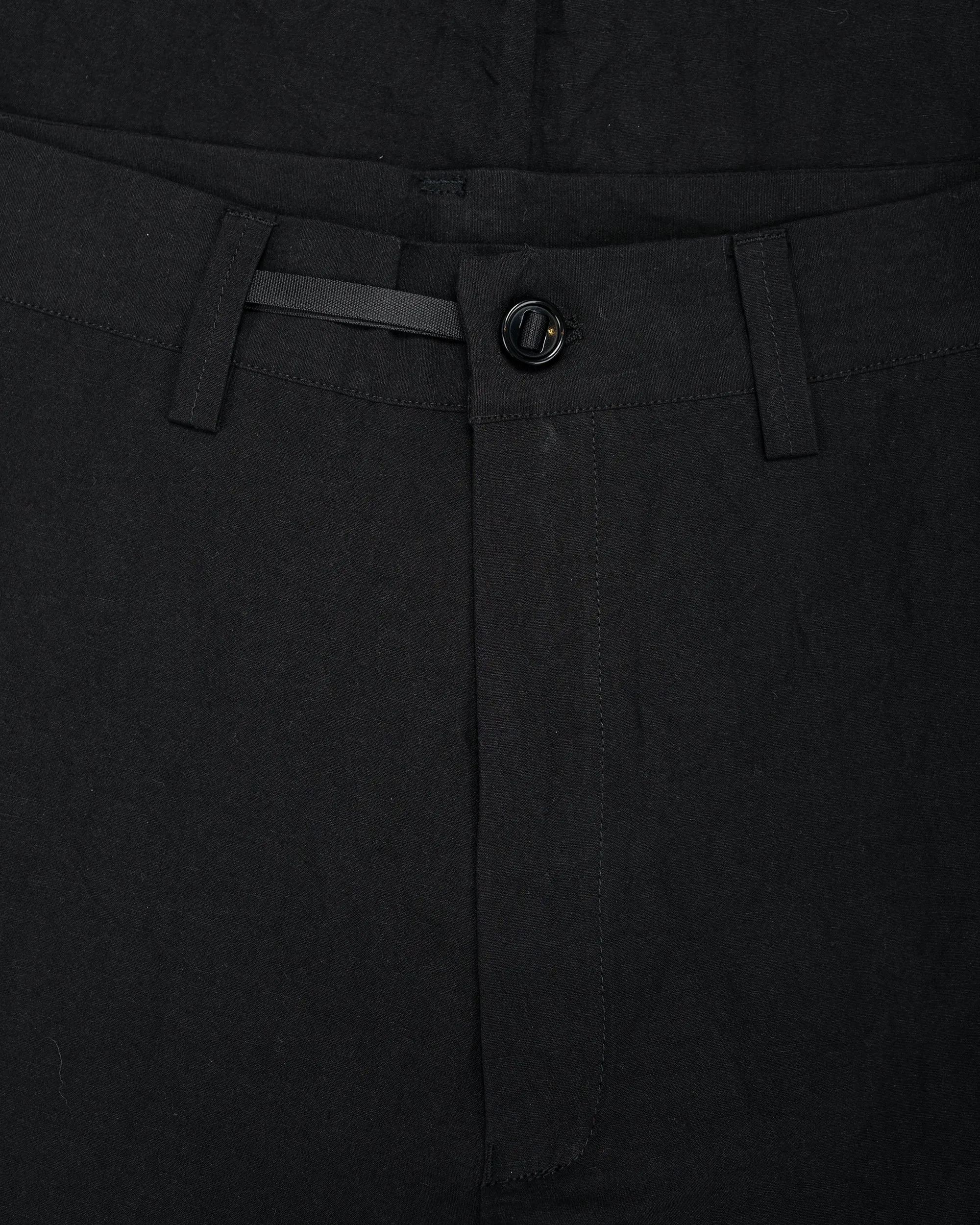 MAN-TLE R20P4 Wide Pants Black Linen sold by Lost & Found product image thumbnail 5