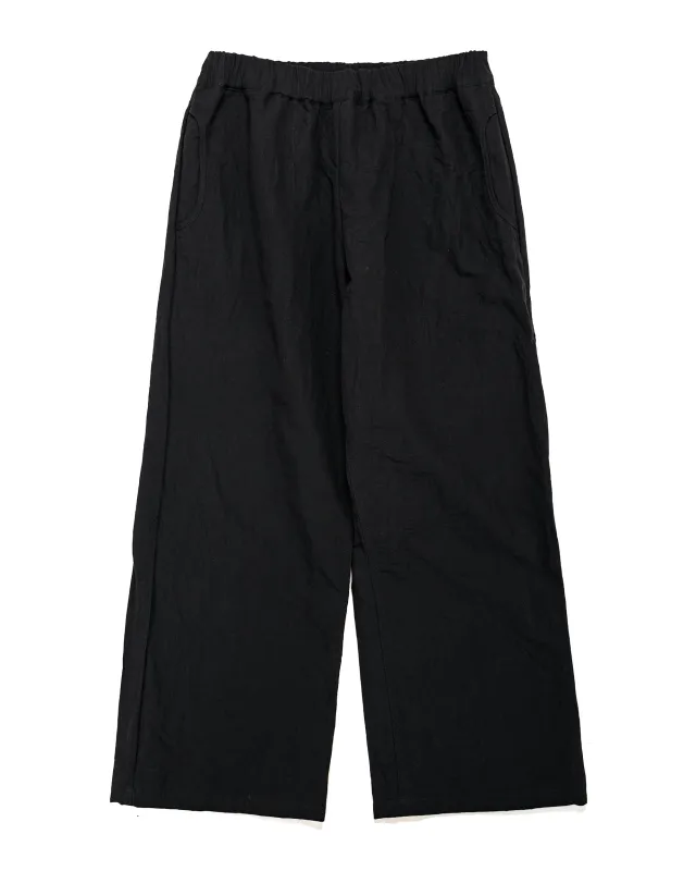 MAN-TLE R20P5 'Solid Pant' Black Linen sold by Lost & Found