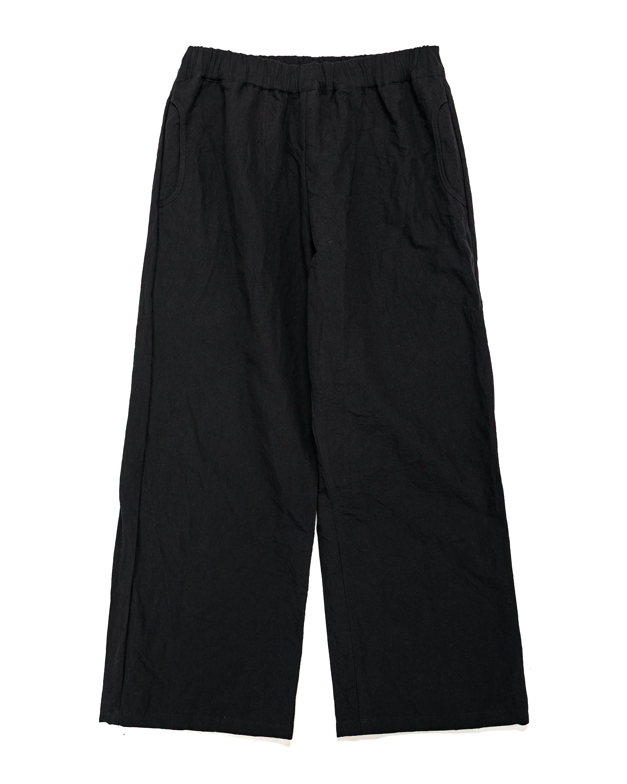 MAN-TLE R20P5 'Solid Pant' Black Linen sold by Lost & Found