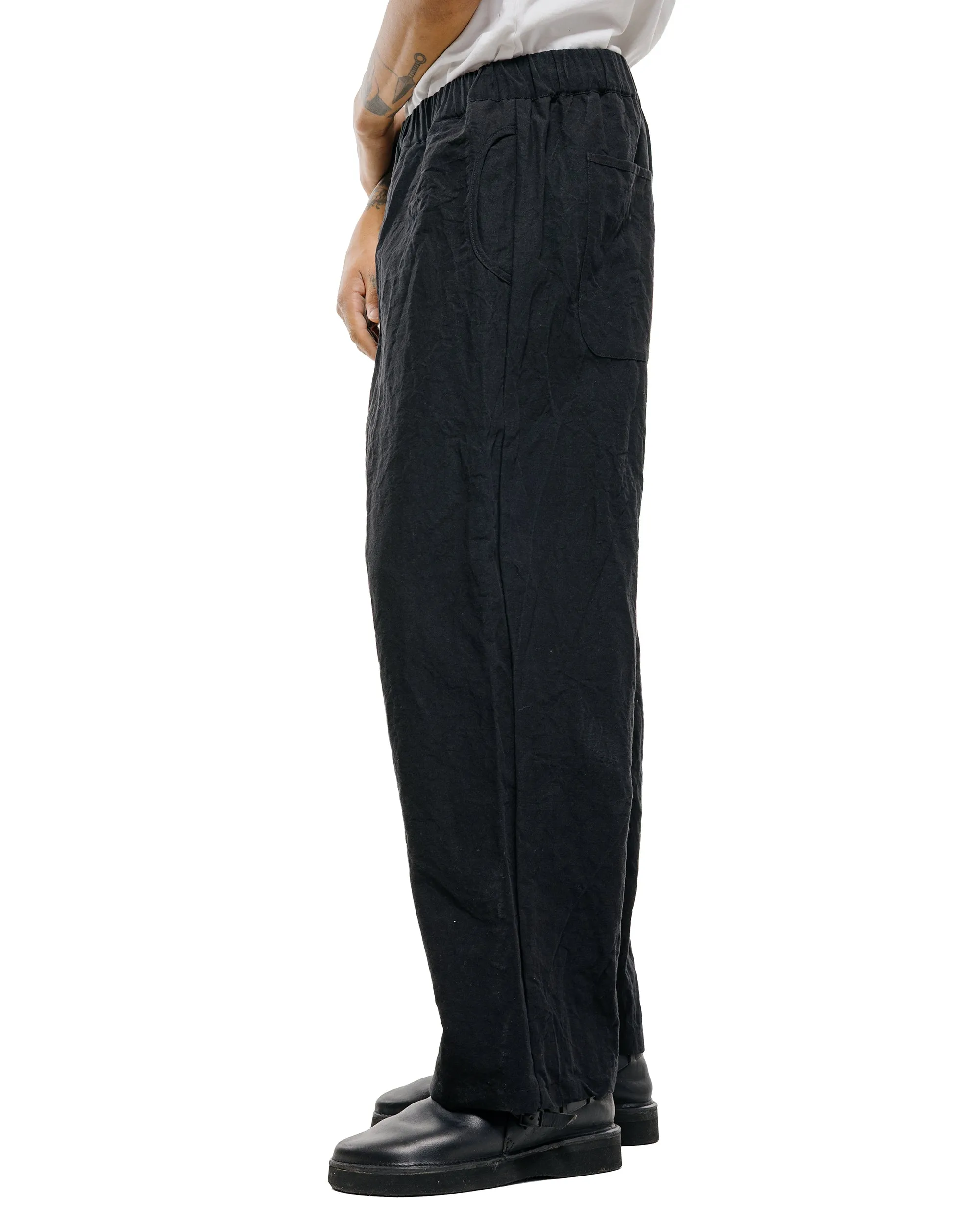 MAN-TLE R20P5 'Solid Pant' Black Linen sold by Lost & Found product image thumbnail 3