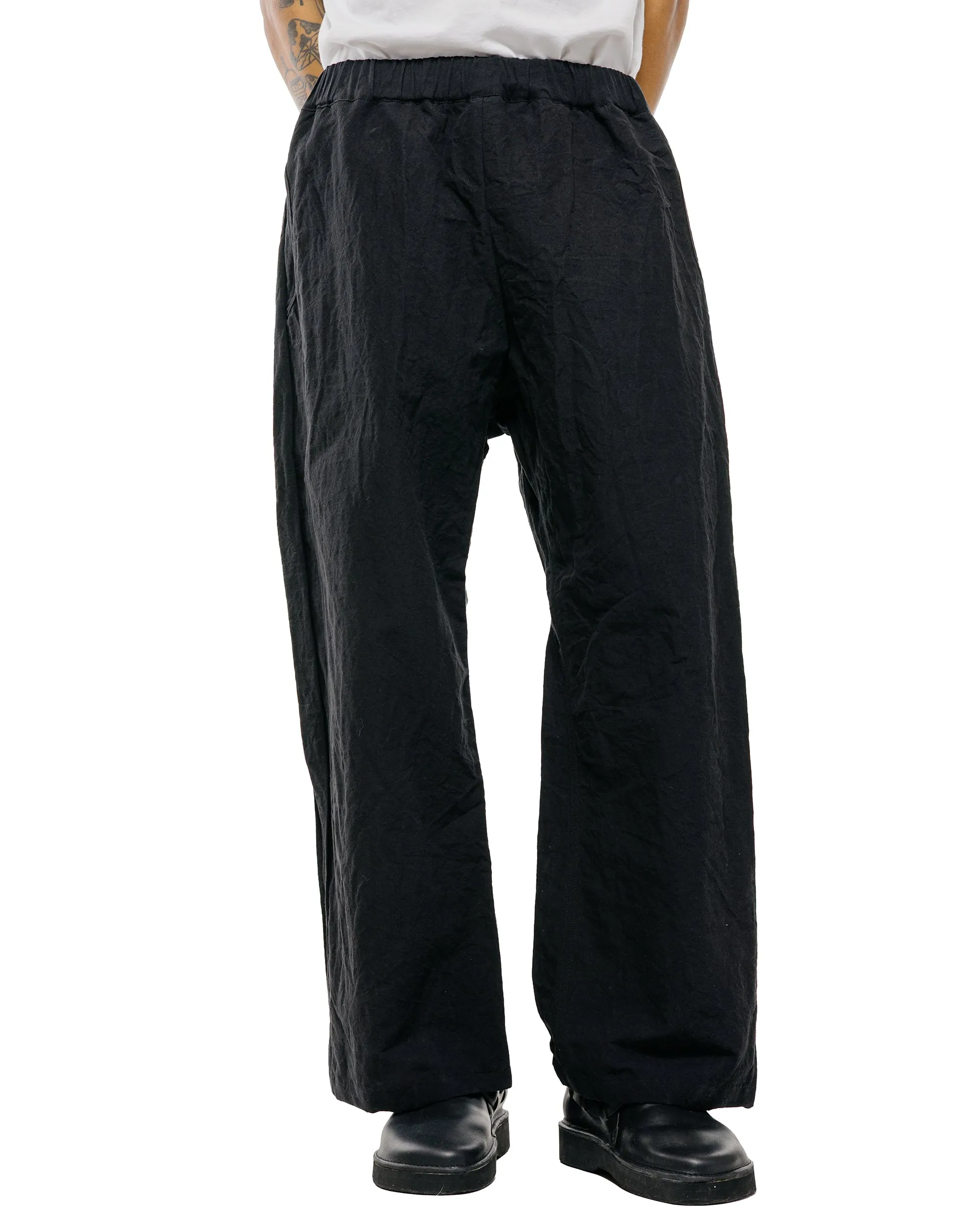 MAN-TLE R20P5 'Solid Pant' Black Linen sold by Lost & Found product image thumbnail 2