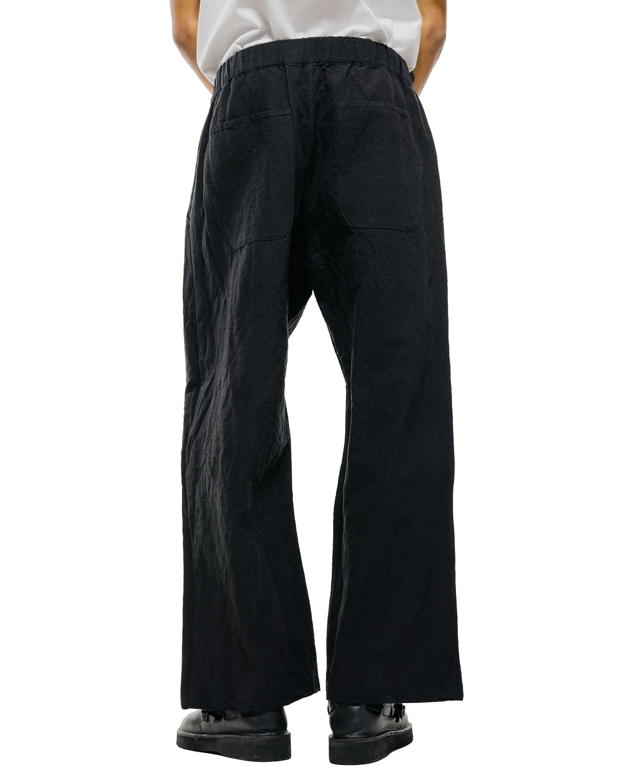 MAN-TLE R20P5 'Solid Pant' Black Linen sold by Lost & Found product image thumbnail 4