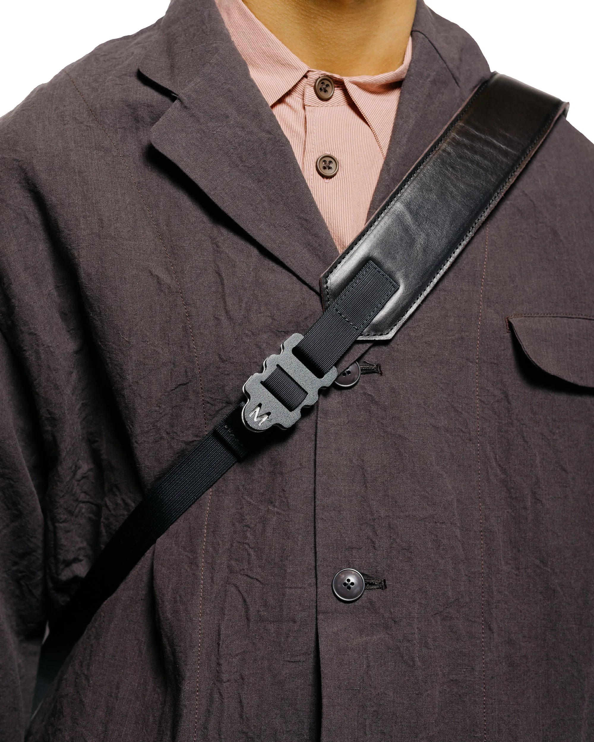 MAN-TLE R20G4 'Mini Messenger' Black Hide sold by Lost & Found product image thumbnail 4