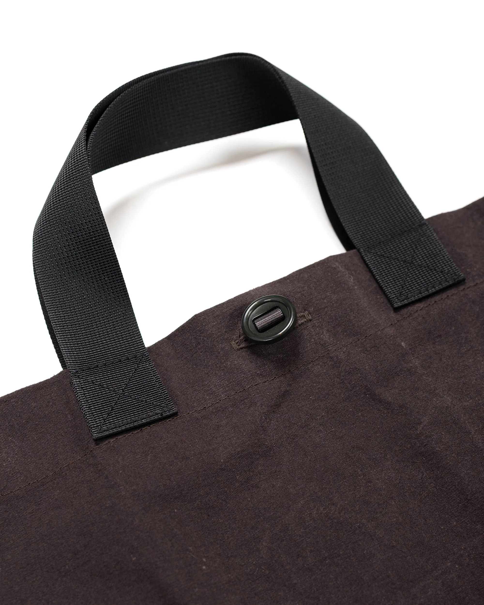 MAN-TLE R20B1 'Multi Handle Tote' Earth Wax sold by Lost & Found product image thumbnail 5