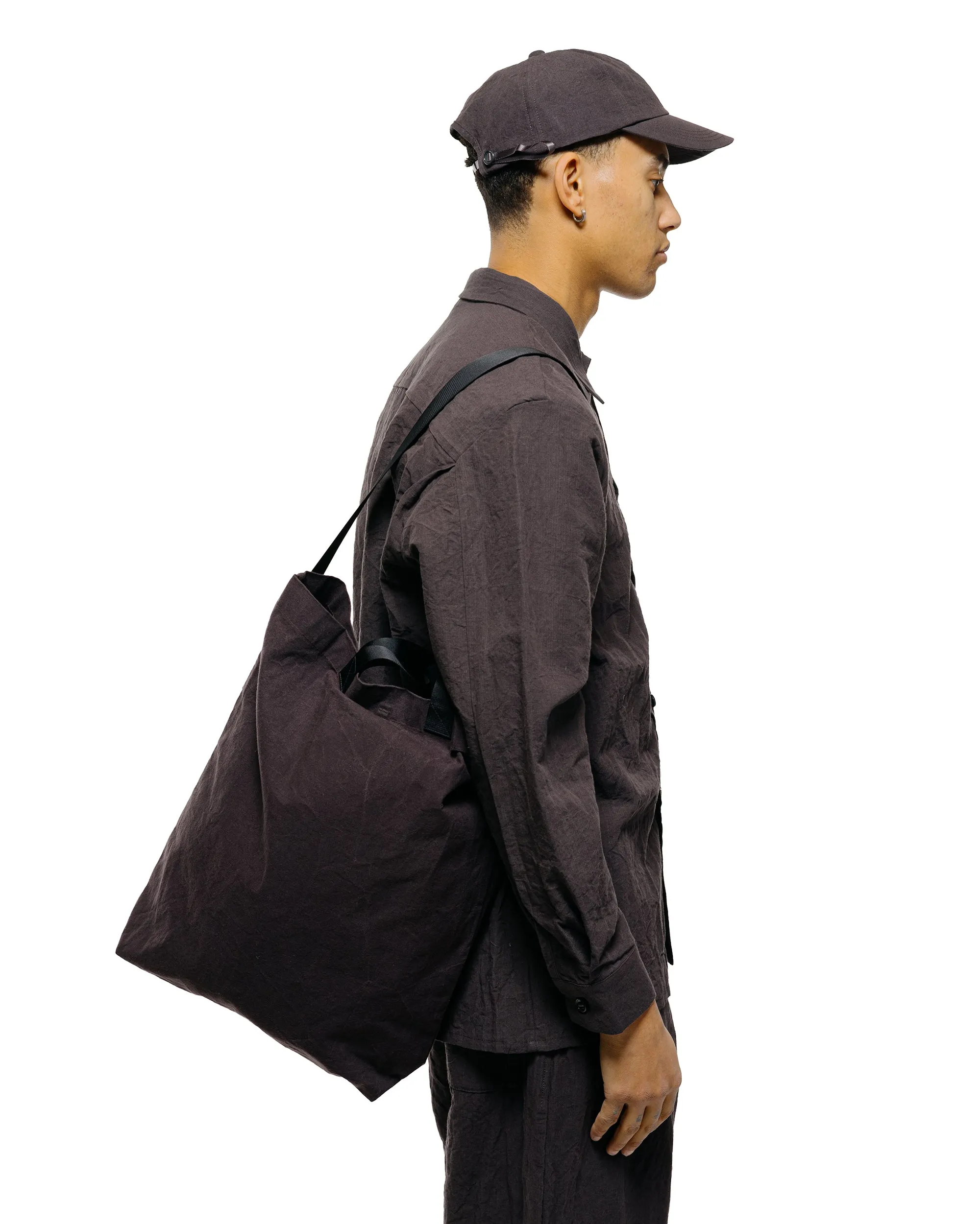 MAN-TLE R20B1 'Multi Handle Tote' Earth Wax sold by Lost & Found product image thumbnail 3