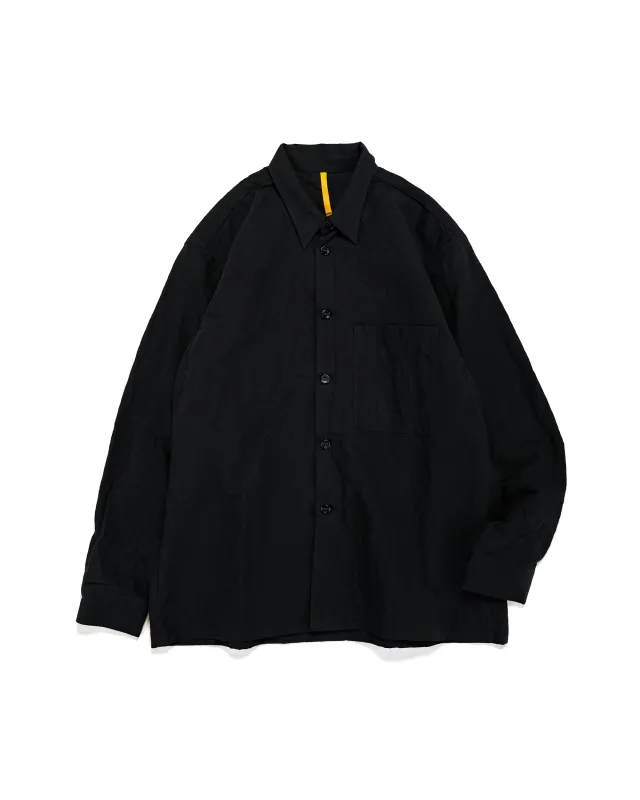 MAN-TLE R20S1 'New Shirt' Black Linen sold by Lost & Found