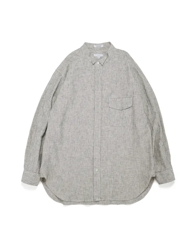 Engineered Garments Wing Collar Shirt H.Grey CL Melange sold by Lost & Found