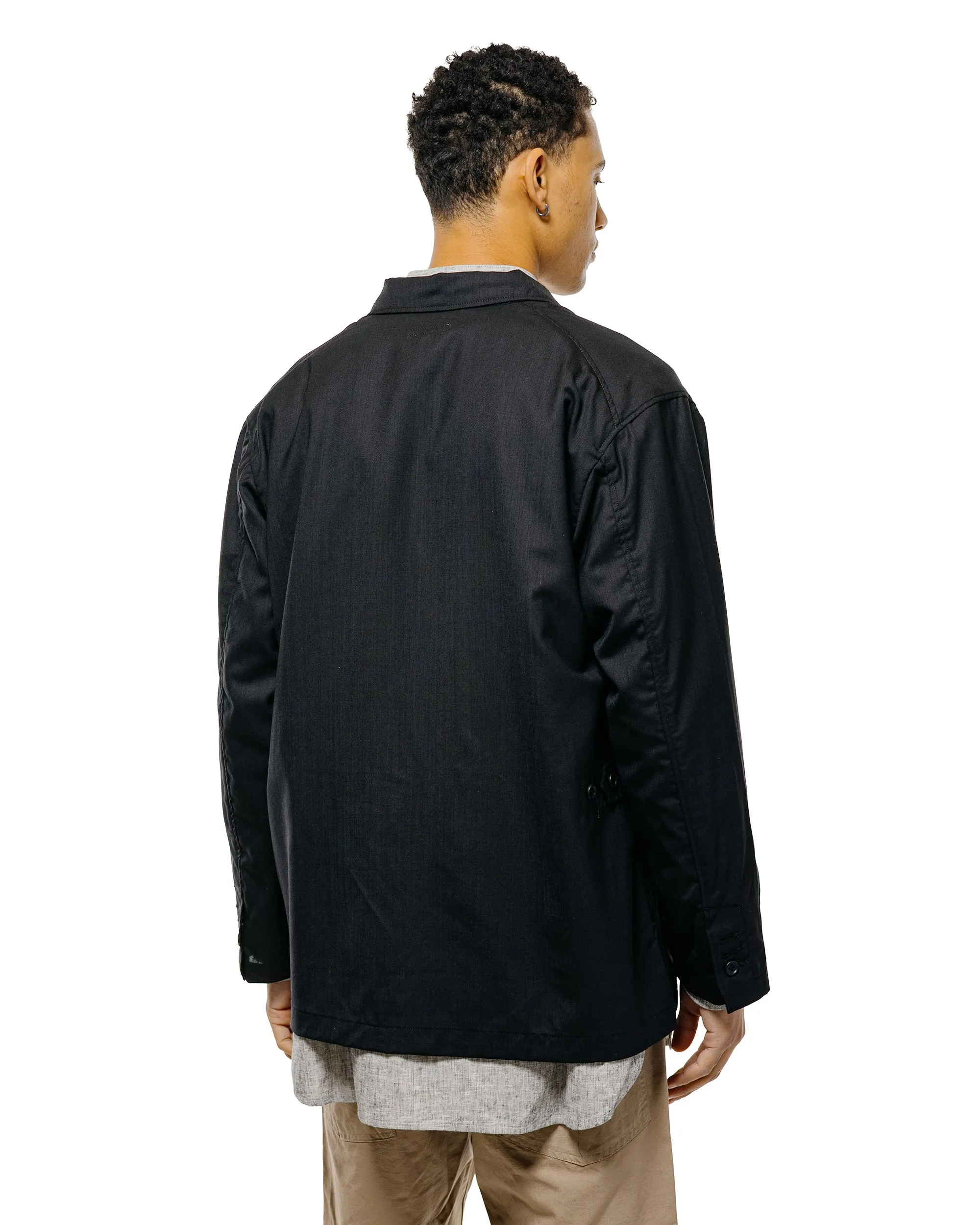 Engineered Garments Loiter Jacket Black Tropical Wool sold by Lost & Found product image thumbnail 3
