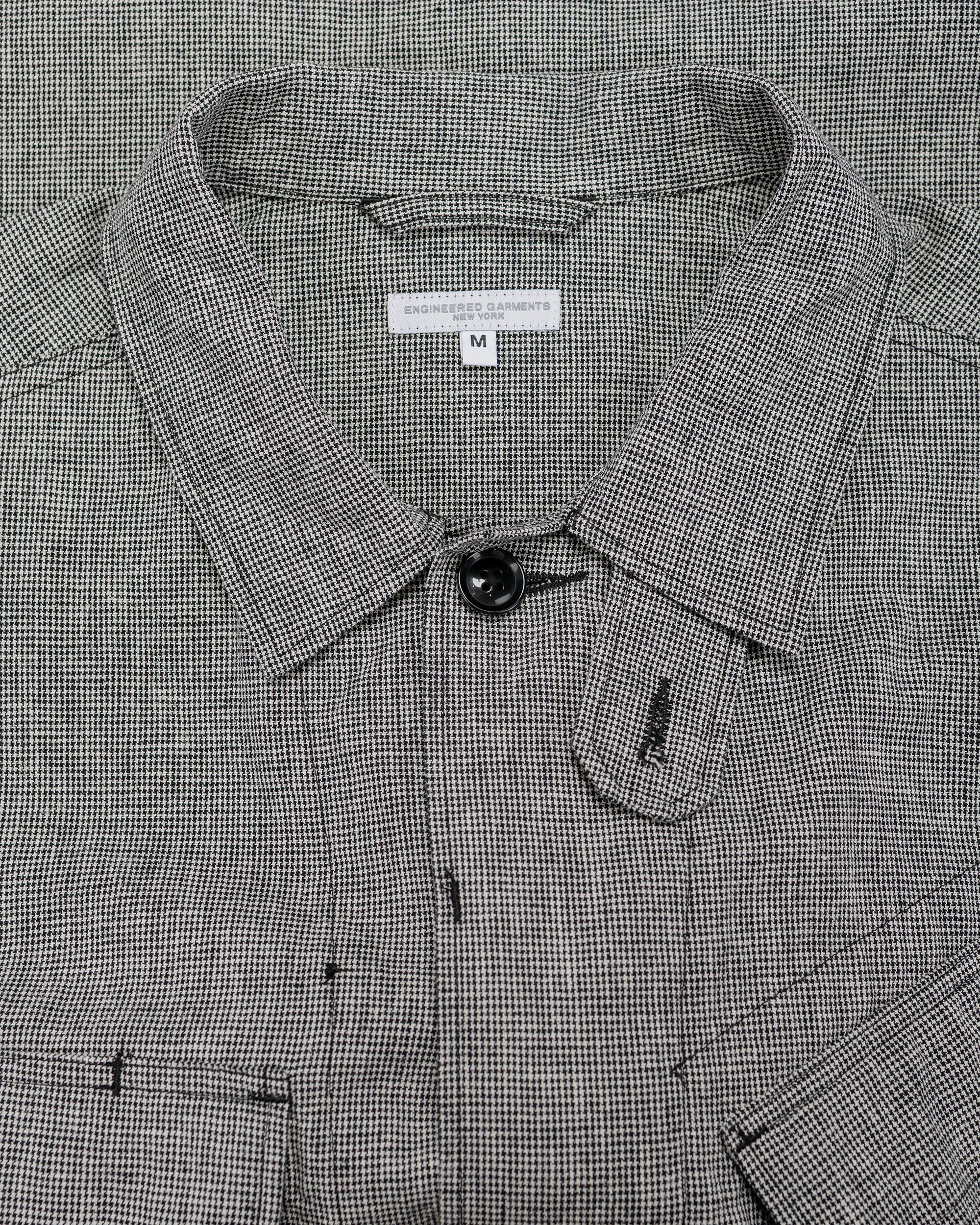 Engineered Garments BDU Jacket Black/Grey CL Houndstooth sold by Lost & Found product image thumbnail 5