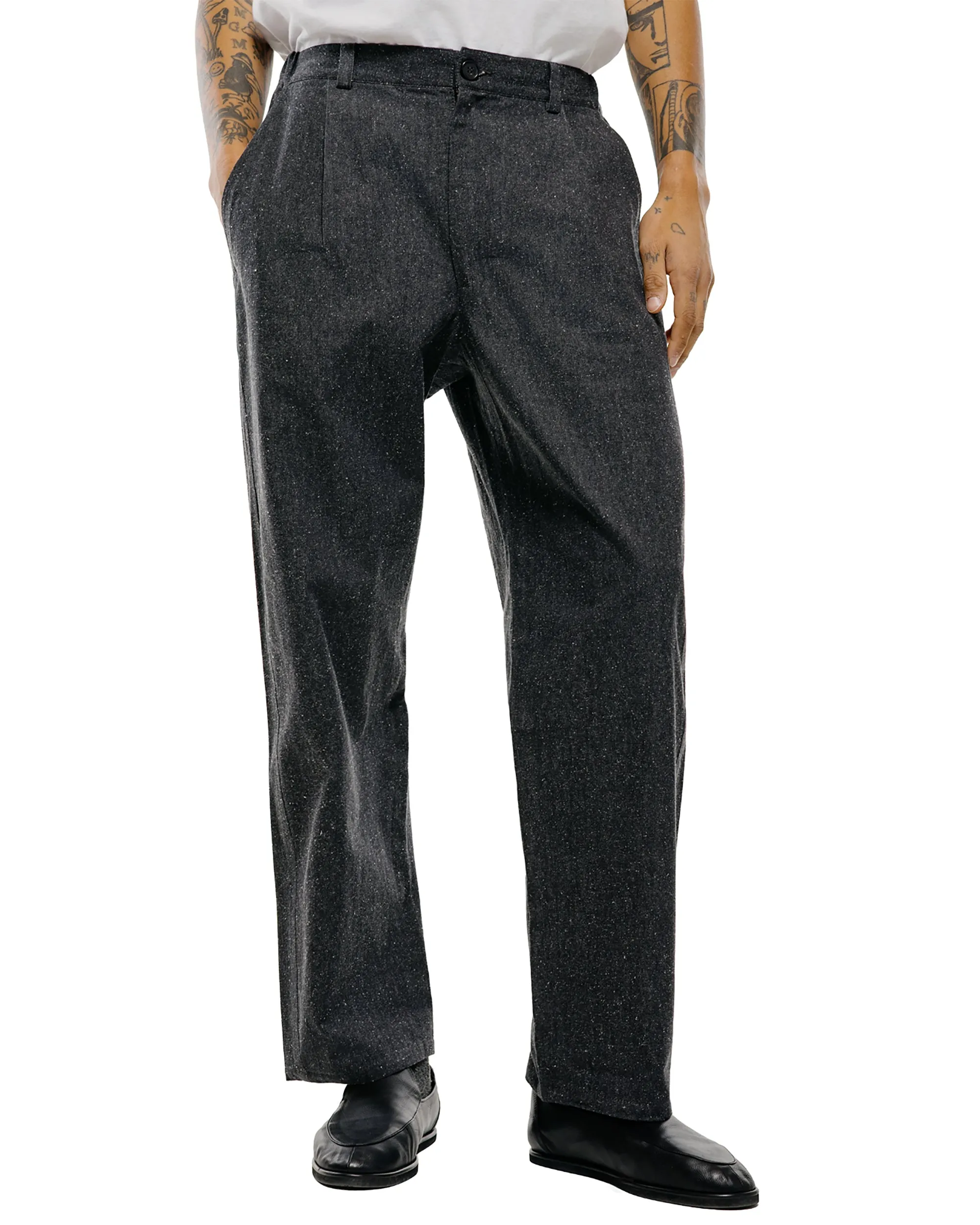 Wanze Easy Trouser Cotton Silk Chambray Black sold by Lost & Found product image thumbnail 2